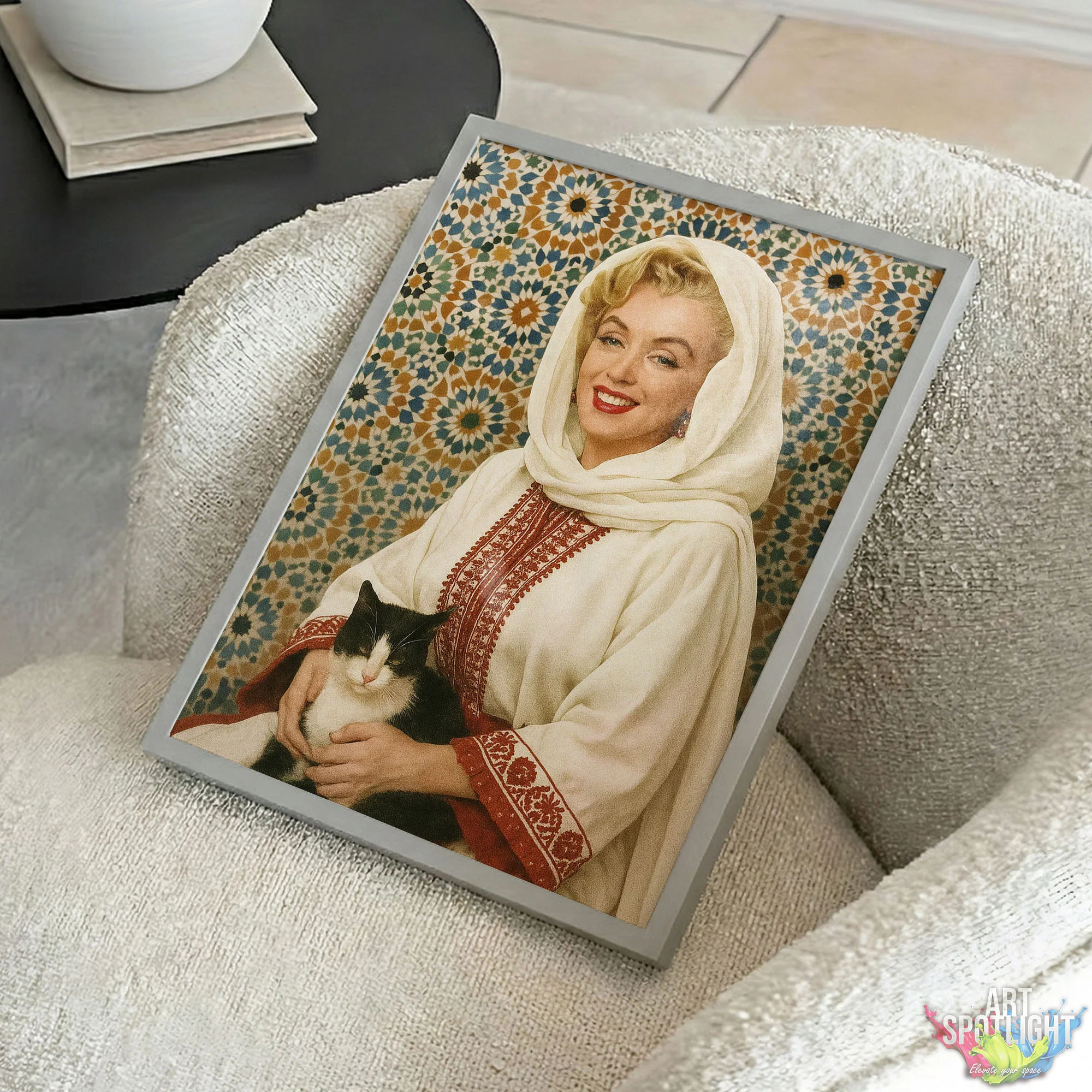 MARILYN MONROE en tenue marocaine