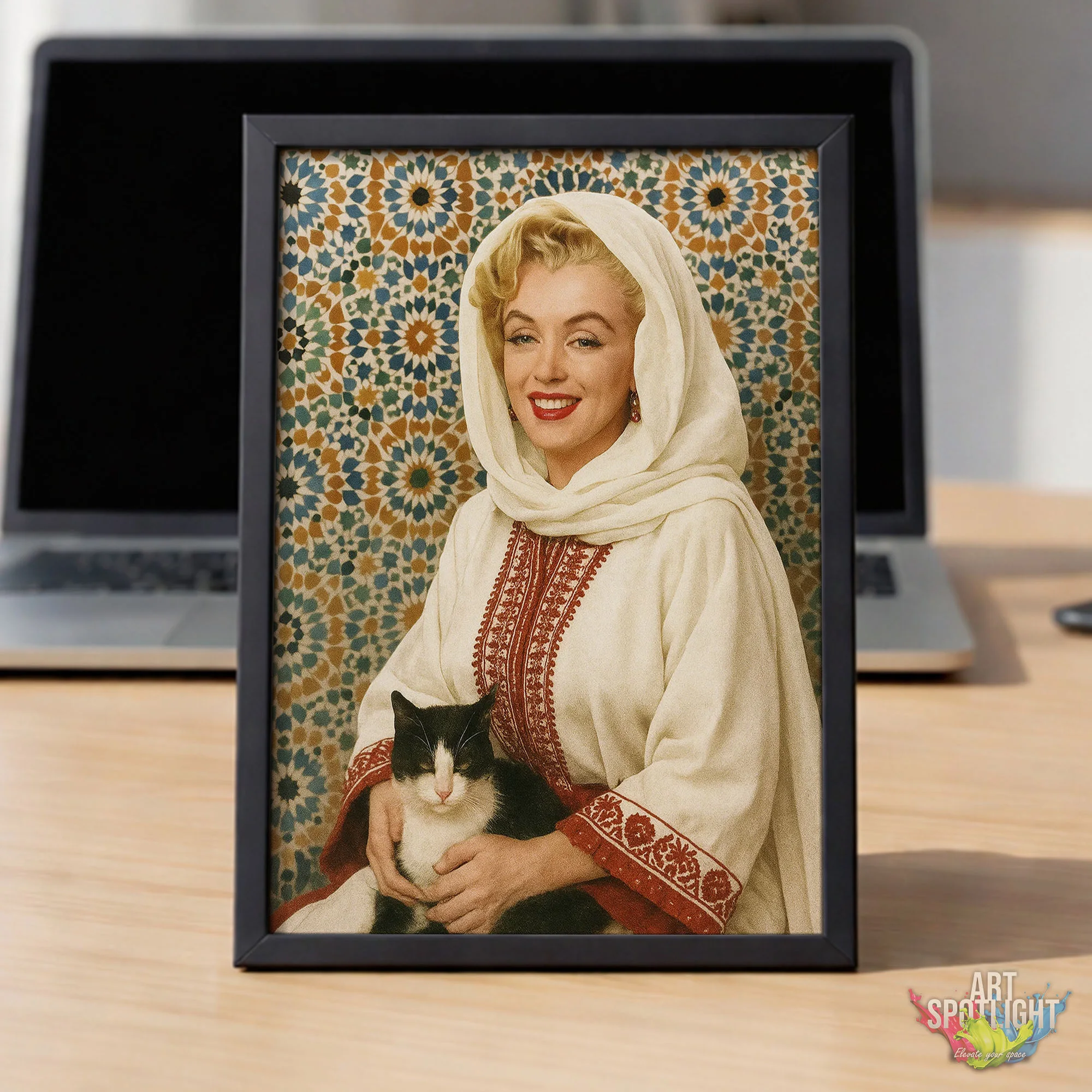 MARILYN MONROE en tenue marocaine