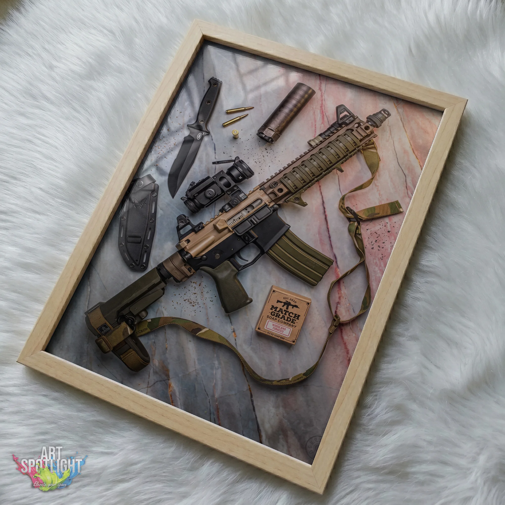 TACTICAL CARBINE AND KNIFE