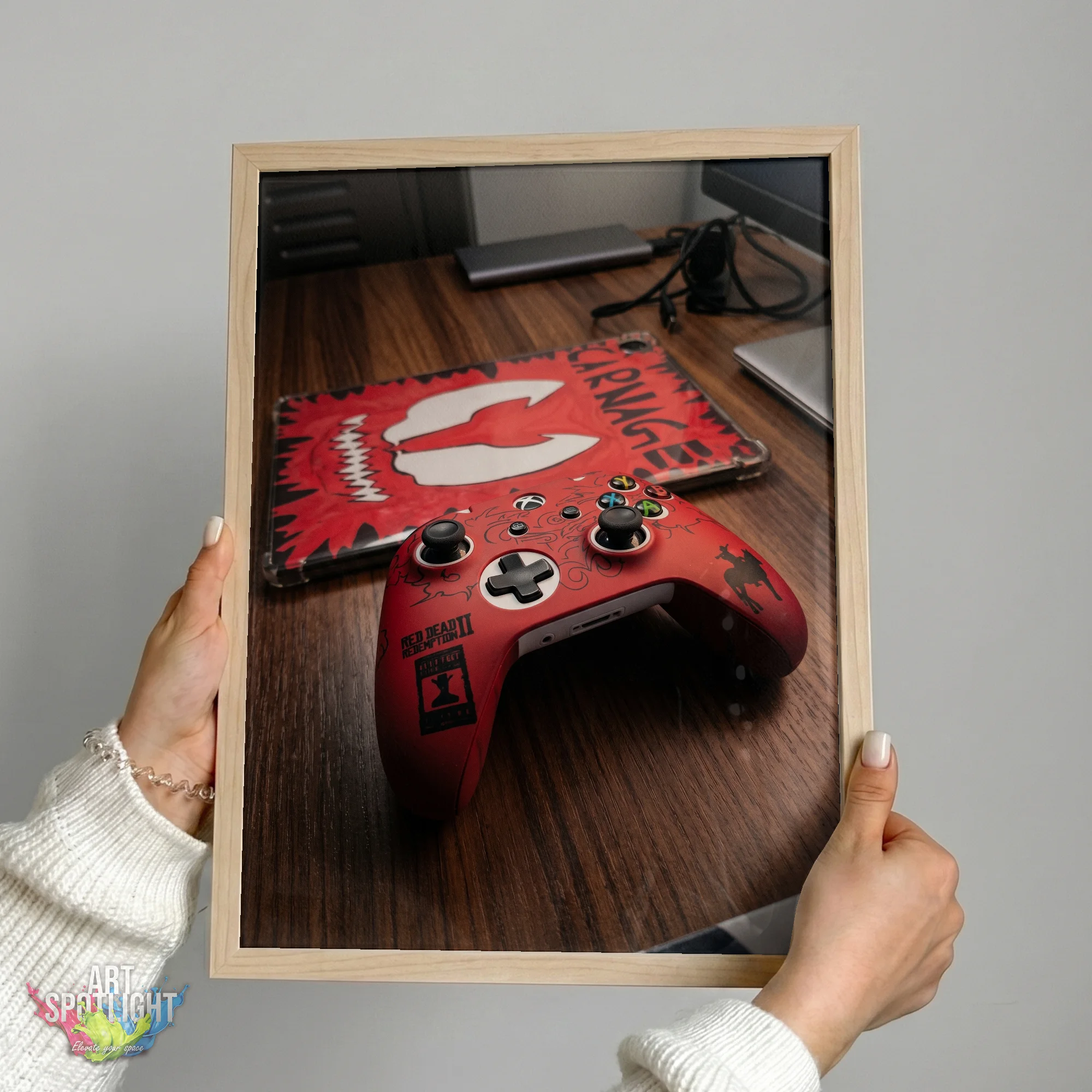 RED DEAD REDEMPTION II CUSTOM XBOX CONTROLLER