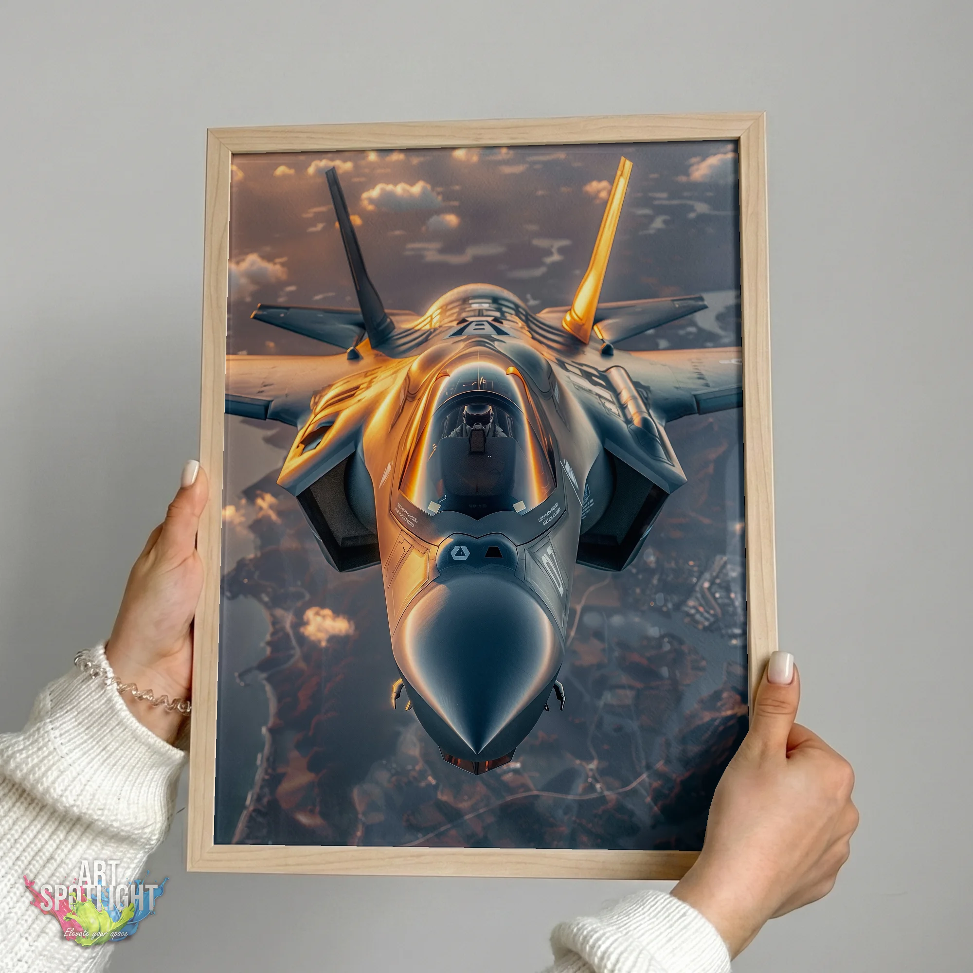 FUTURISTIC STEALTH FIGHTER
