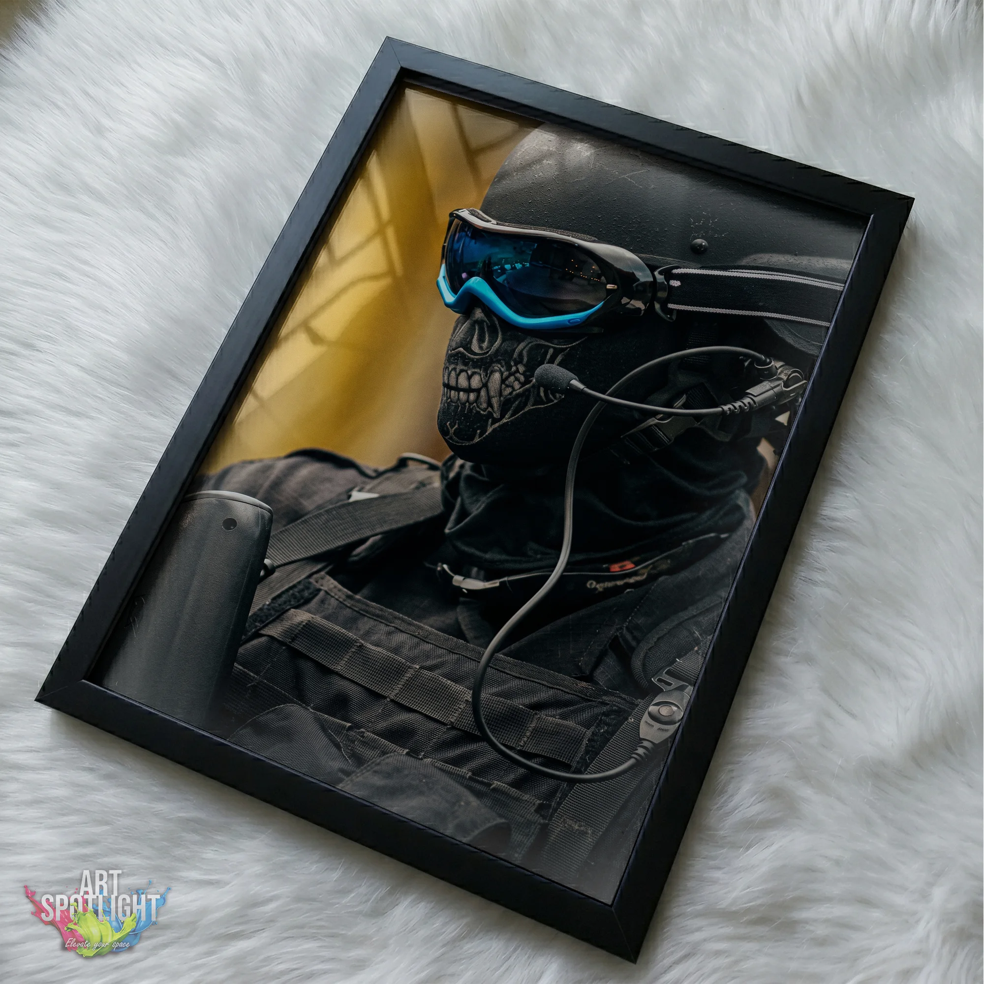 SKULL MASK SOLDIER PORTRAIT