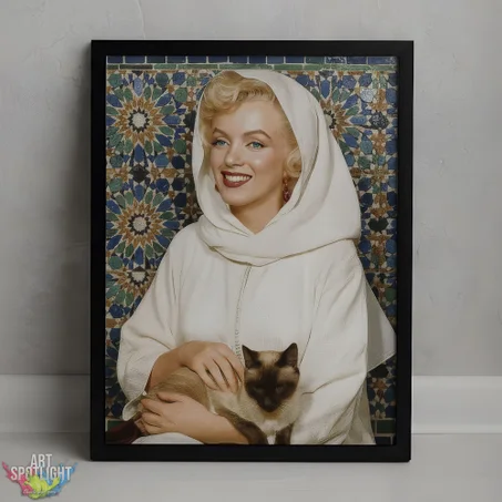 MARILYN MONROE en tenue marocaine