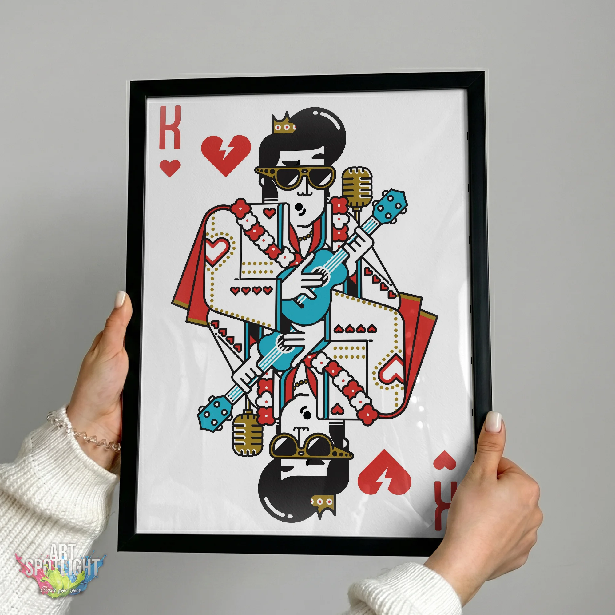 ELVIS PRESLEY PLAYING CARD