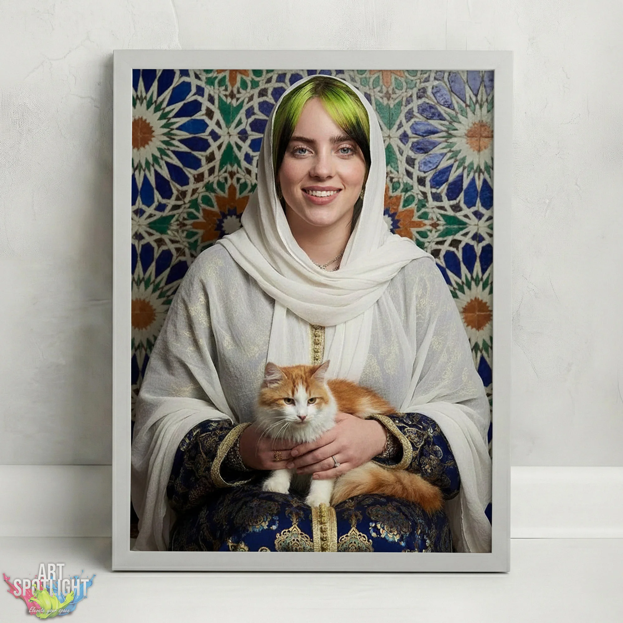 BILLIE EILISH en tenue marocaine