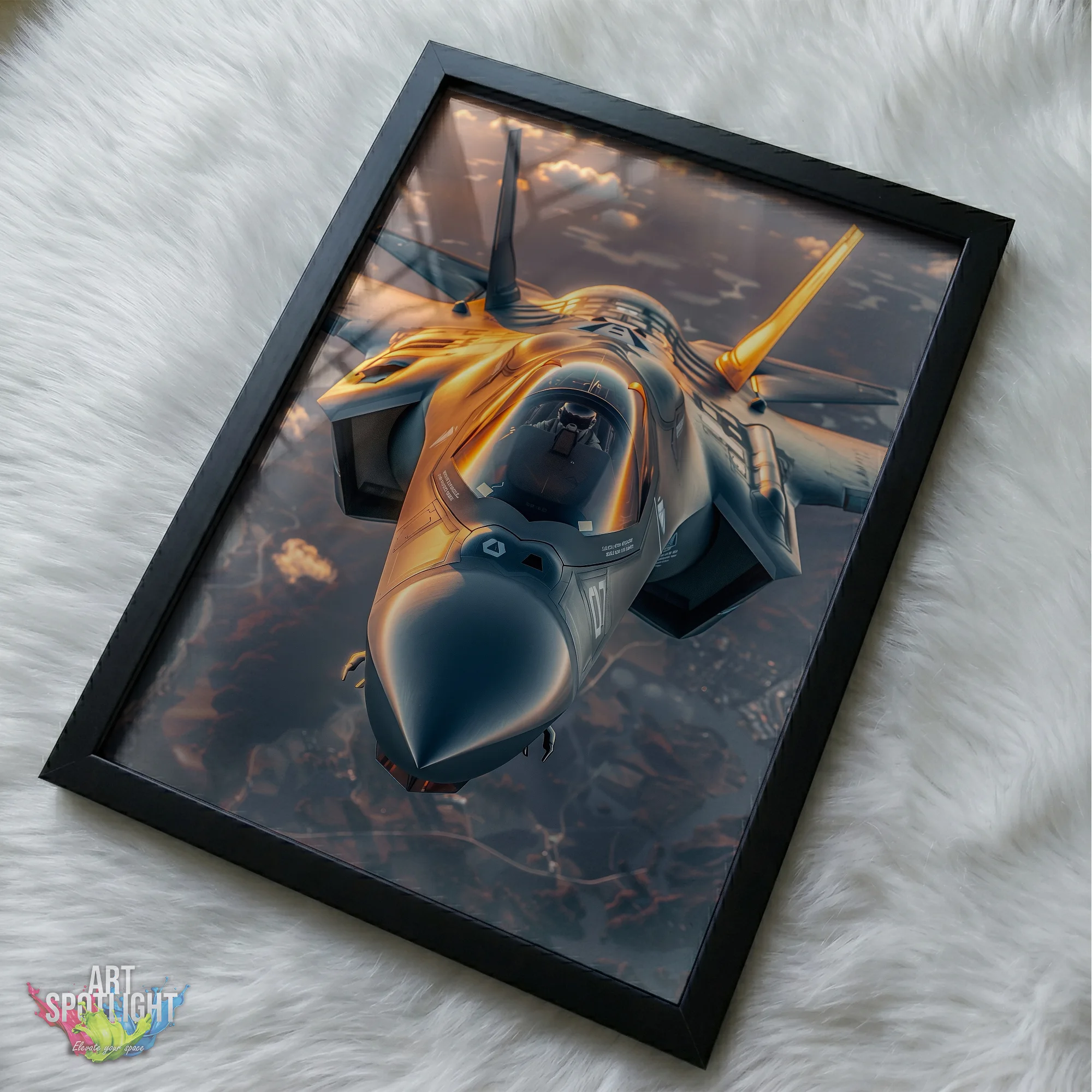 FUTURISTIC STEALTH FIGHTER