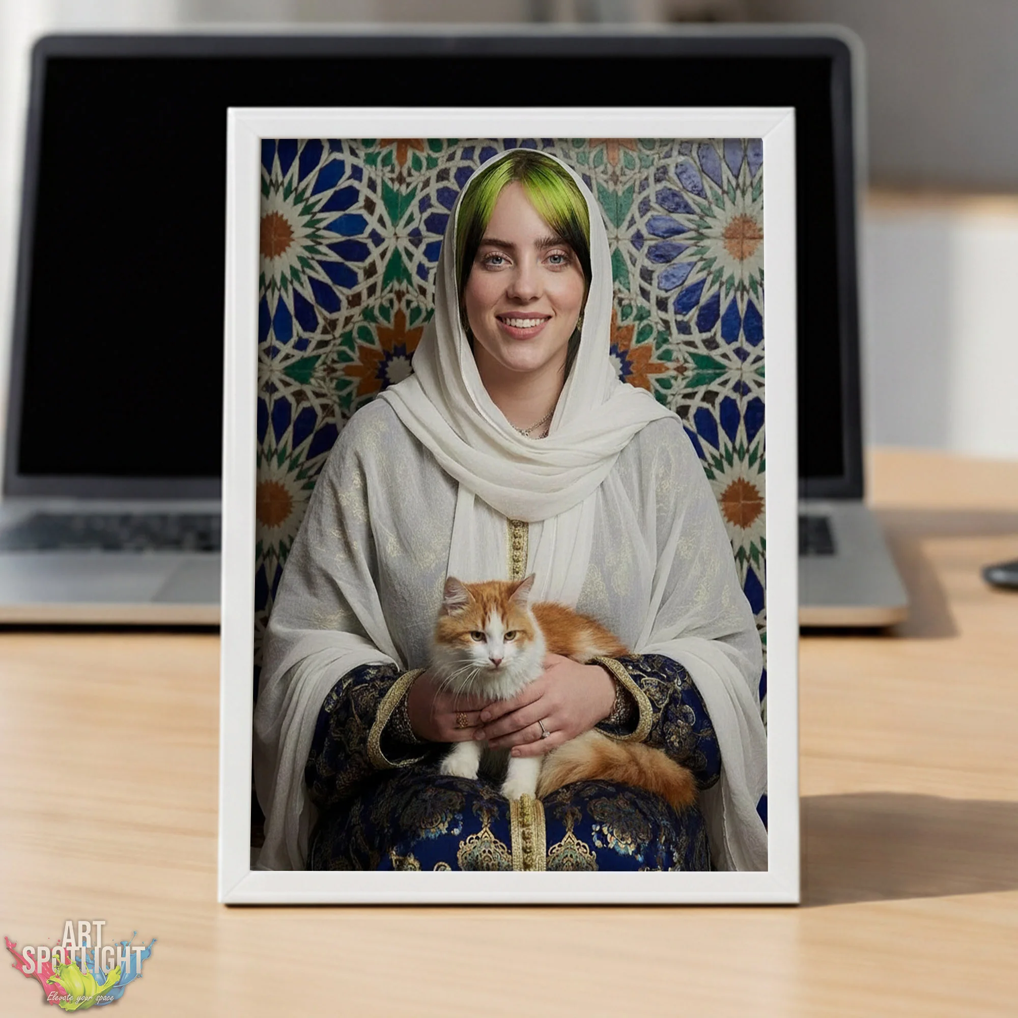 BILLIE EILISH en tenue marocaine