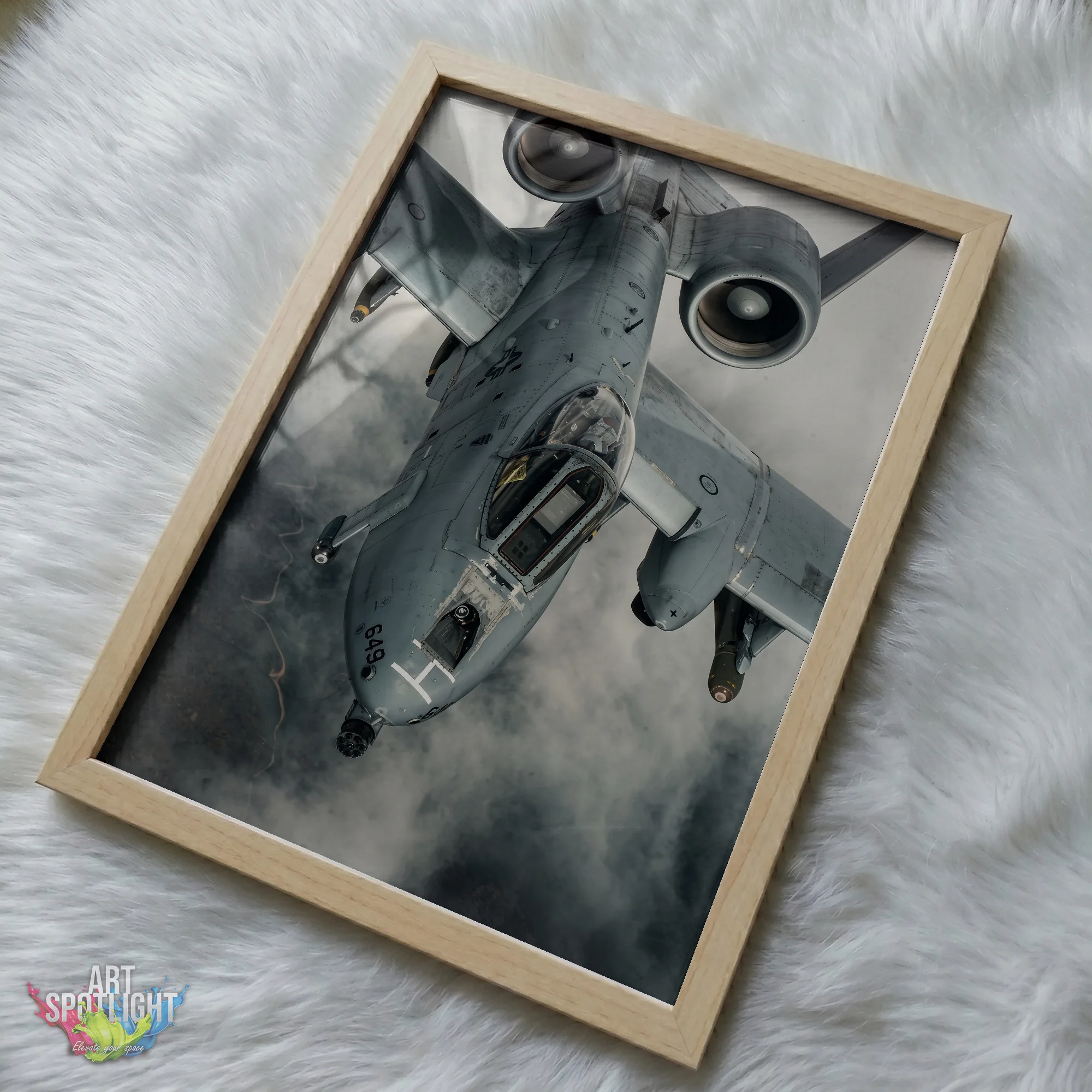 A-10 WARTHOG IN THE CLOUDS