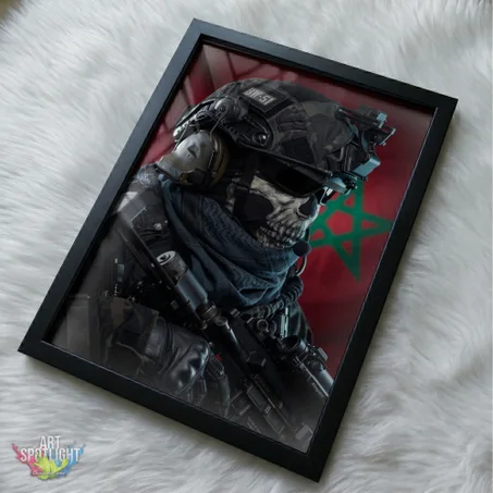 MOROCCAN SKULL MASK SOLDIER
