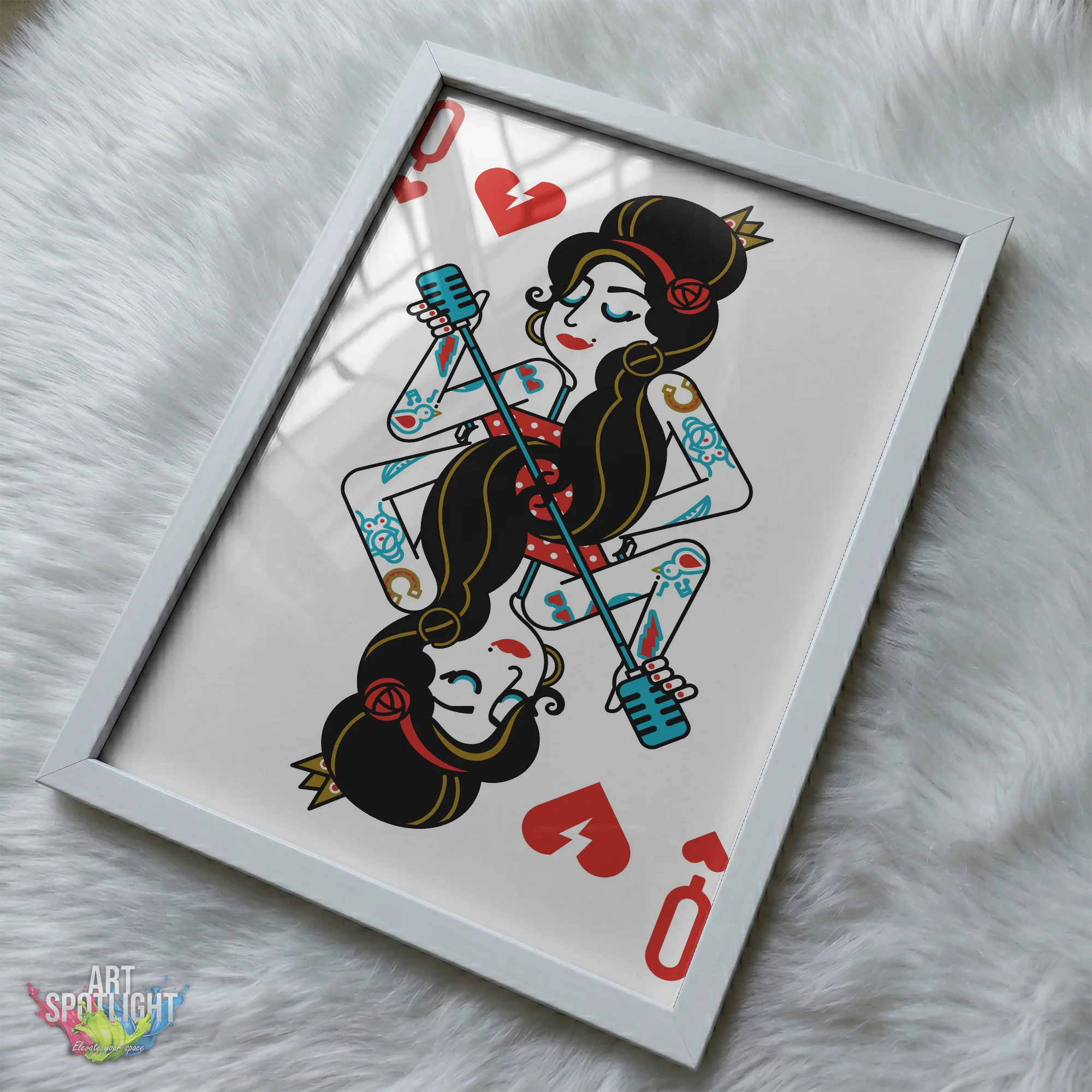 AMY WINEHOUSE PLAYING CARD