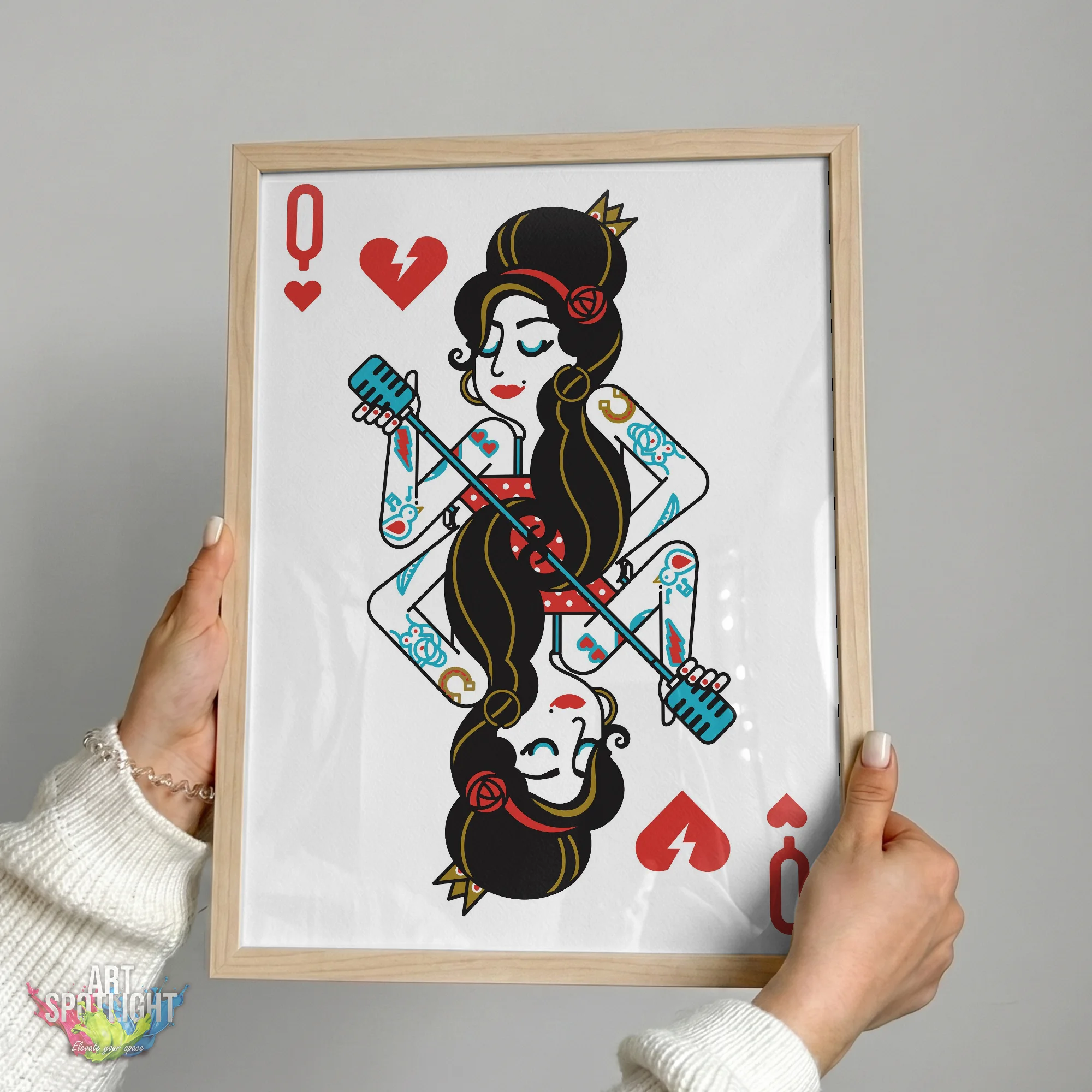 AMY WINEHOUSE PLAYING CARD