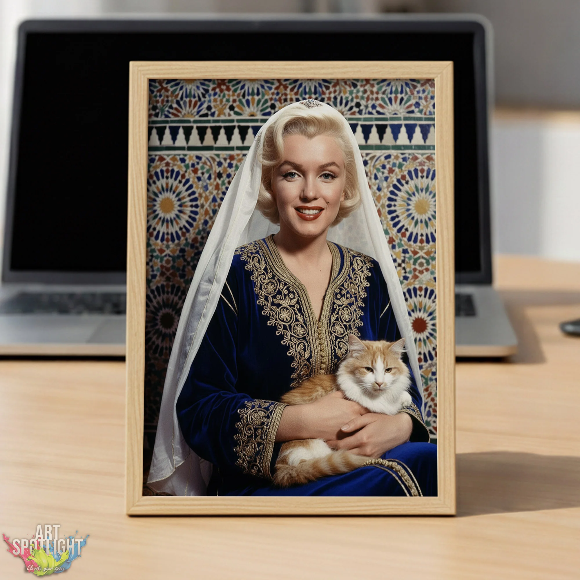 MARILYN MONROE en tenue marocaine