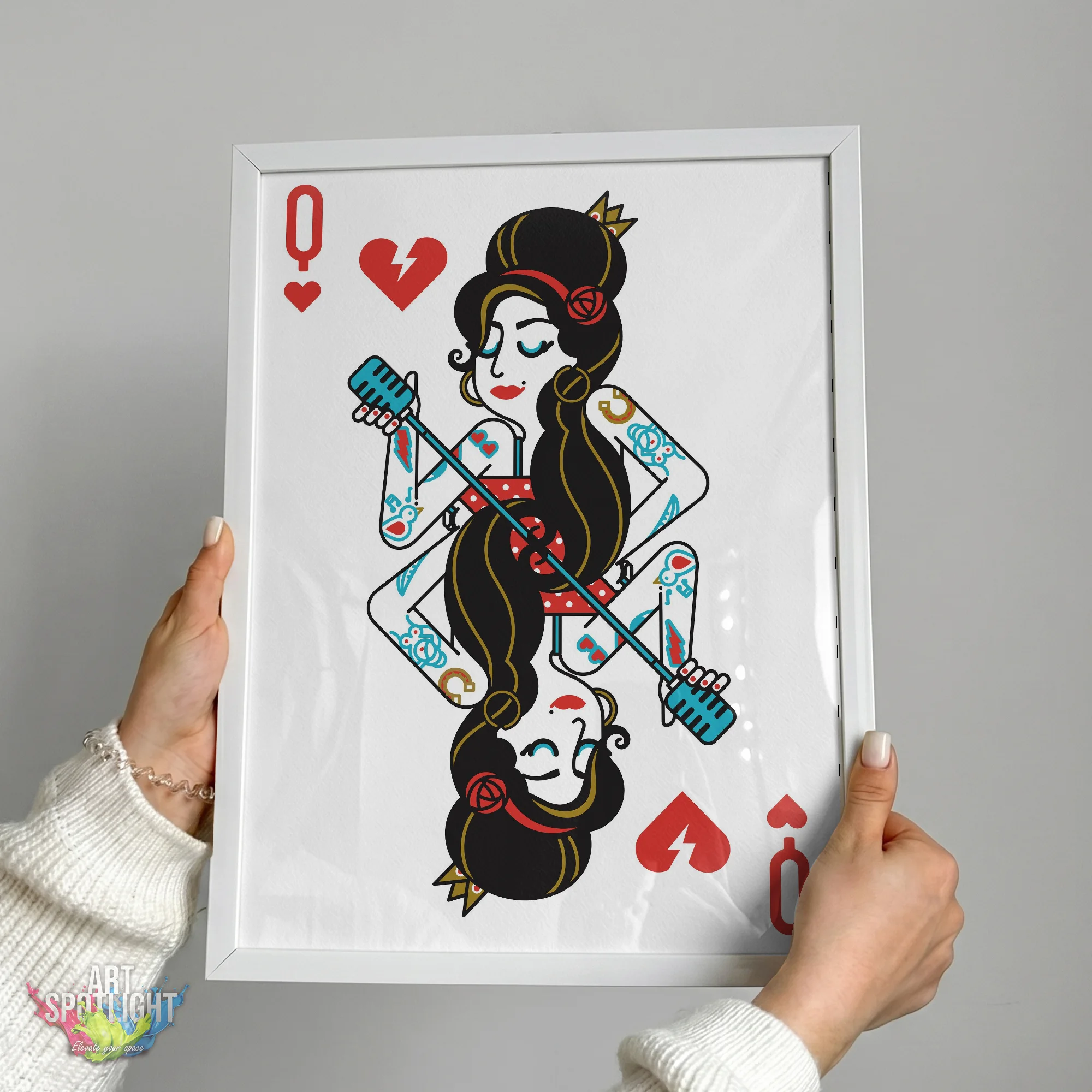AMY WINEHOUSE PLAYING CARD