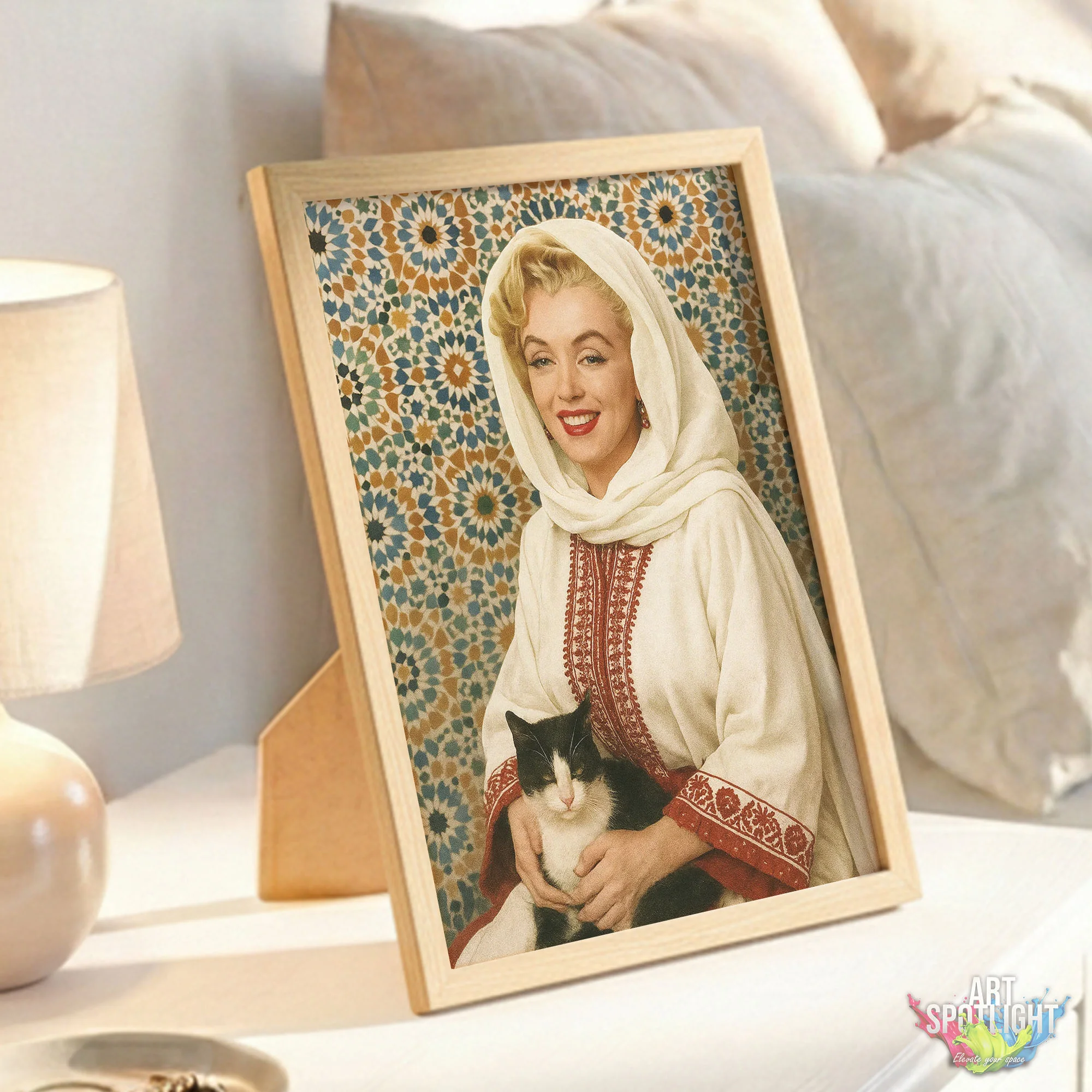 MARILYN MONROE en tenue marocaine