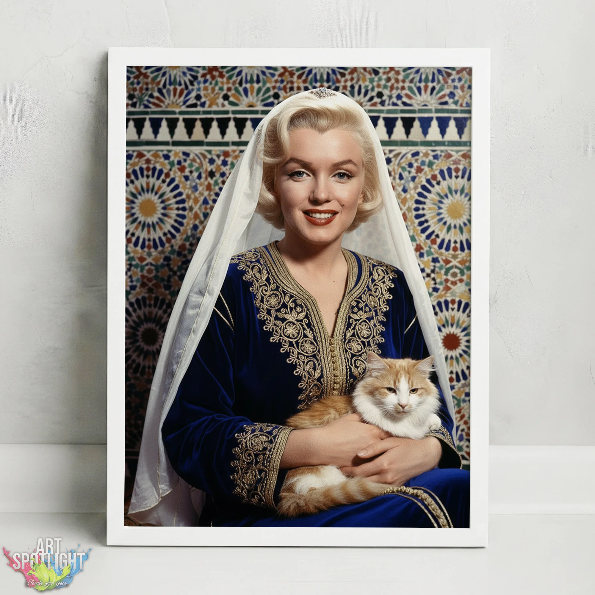MARILYN MONROE en tenue marocaine