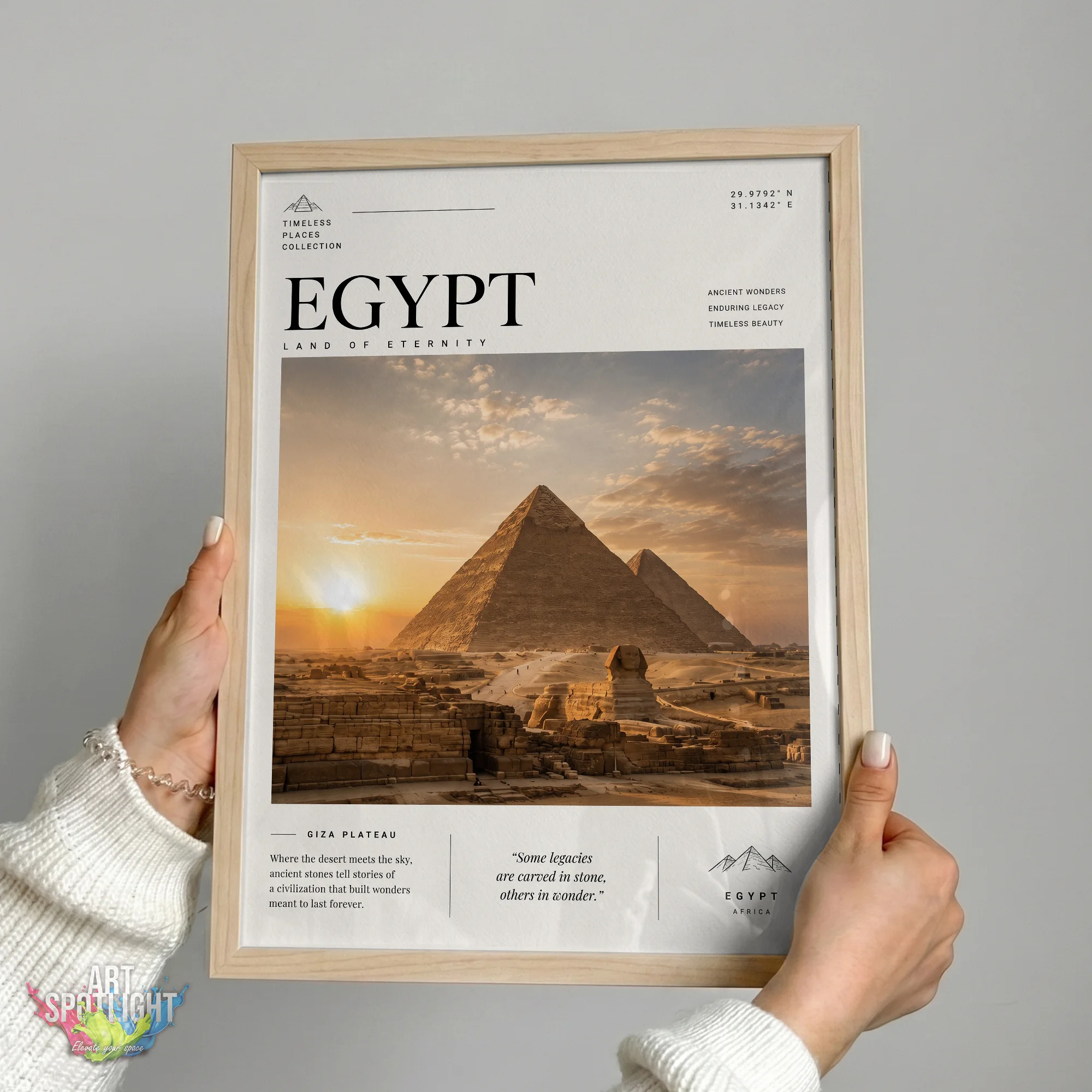 PYRAMIDS AND SPHINX EGYPT