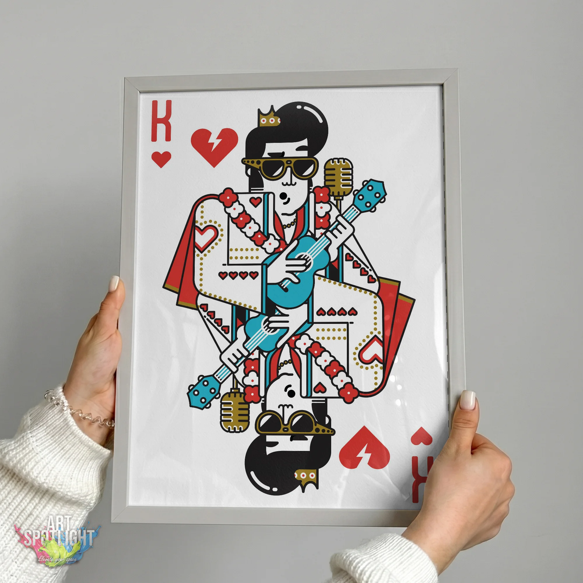 ELVIS PRESLEY PLAYING CARD