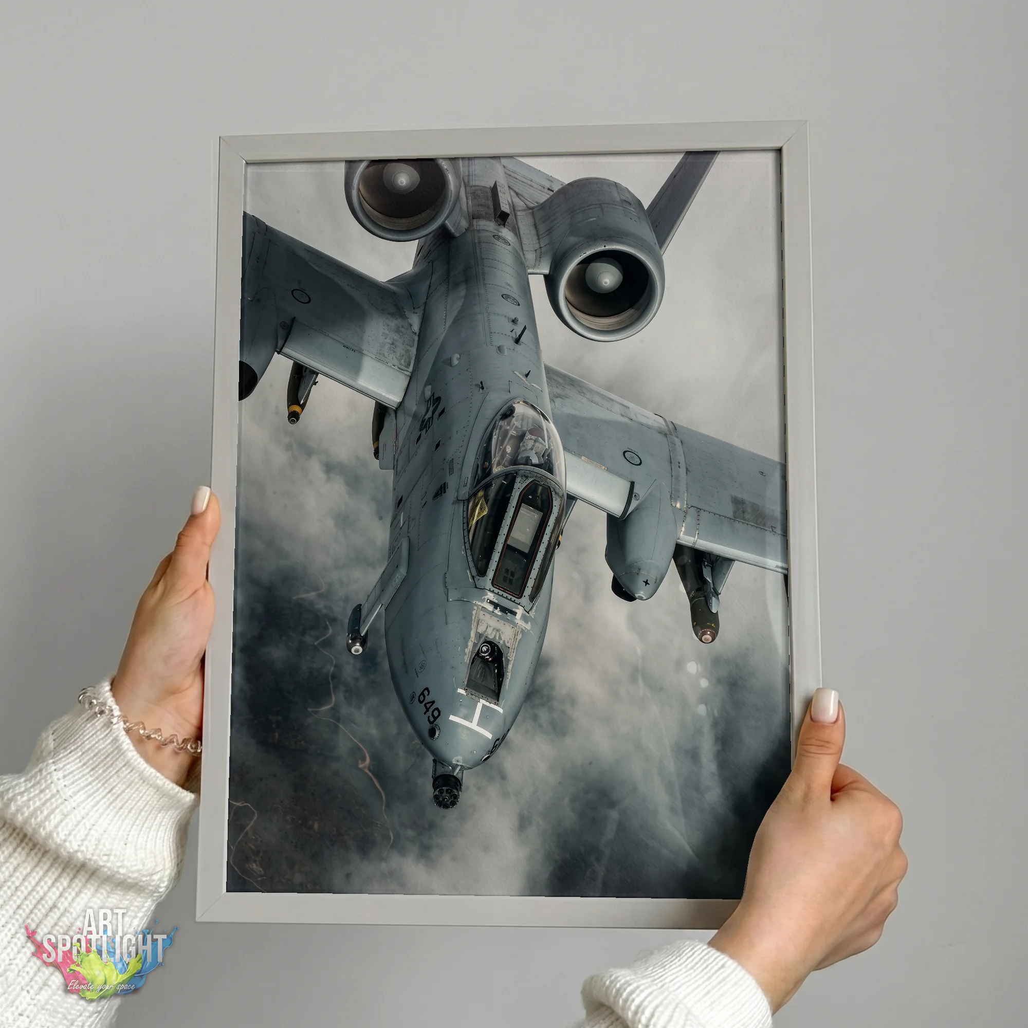 A-10 WARTHOG IN THE CLOUDS
