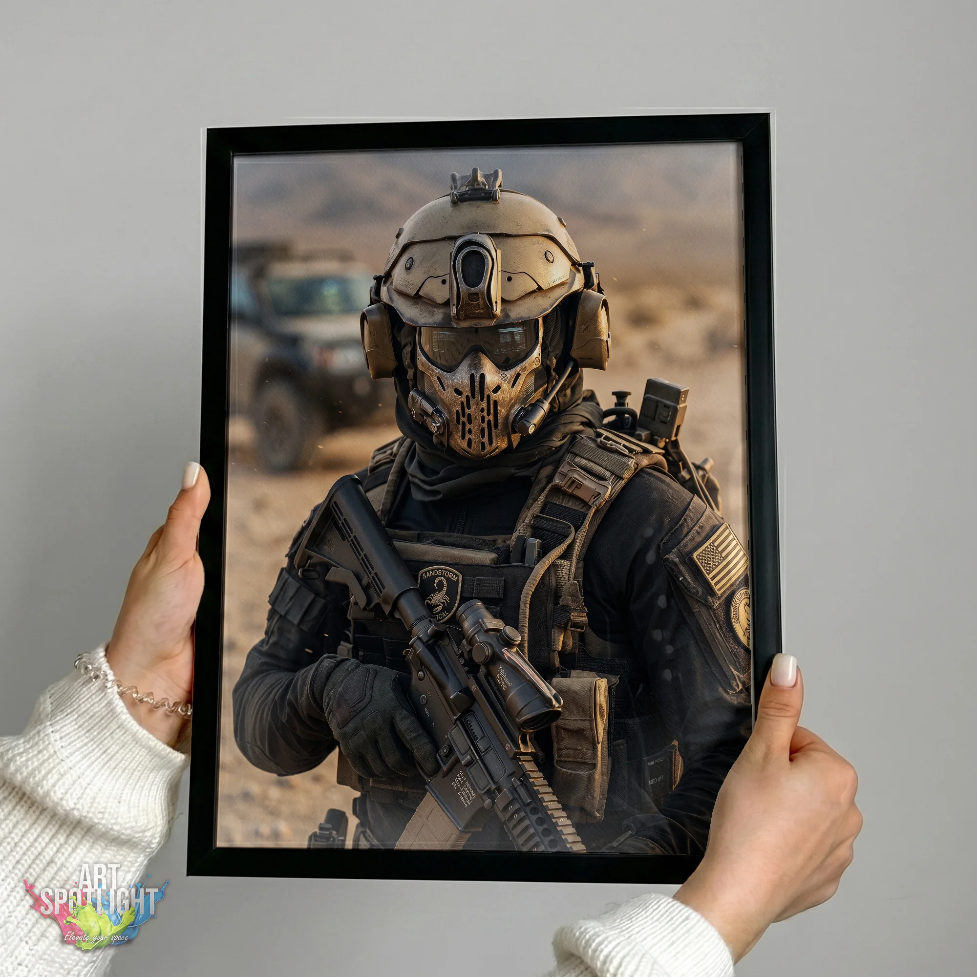 FUTURISTIC TACTICAL SOLDIER