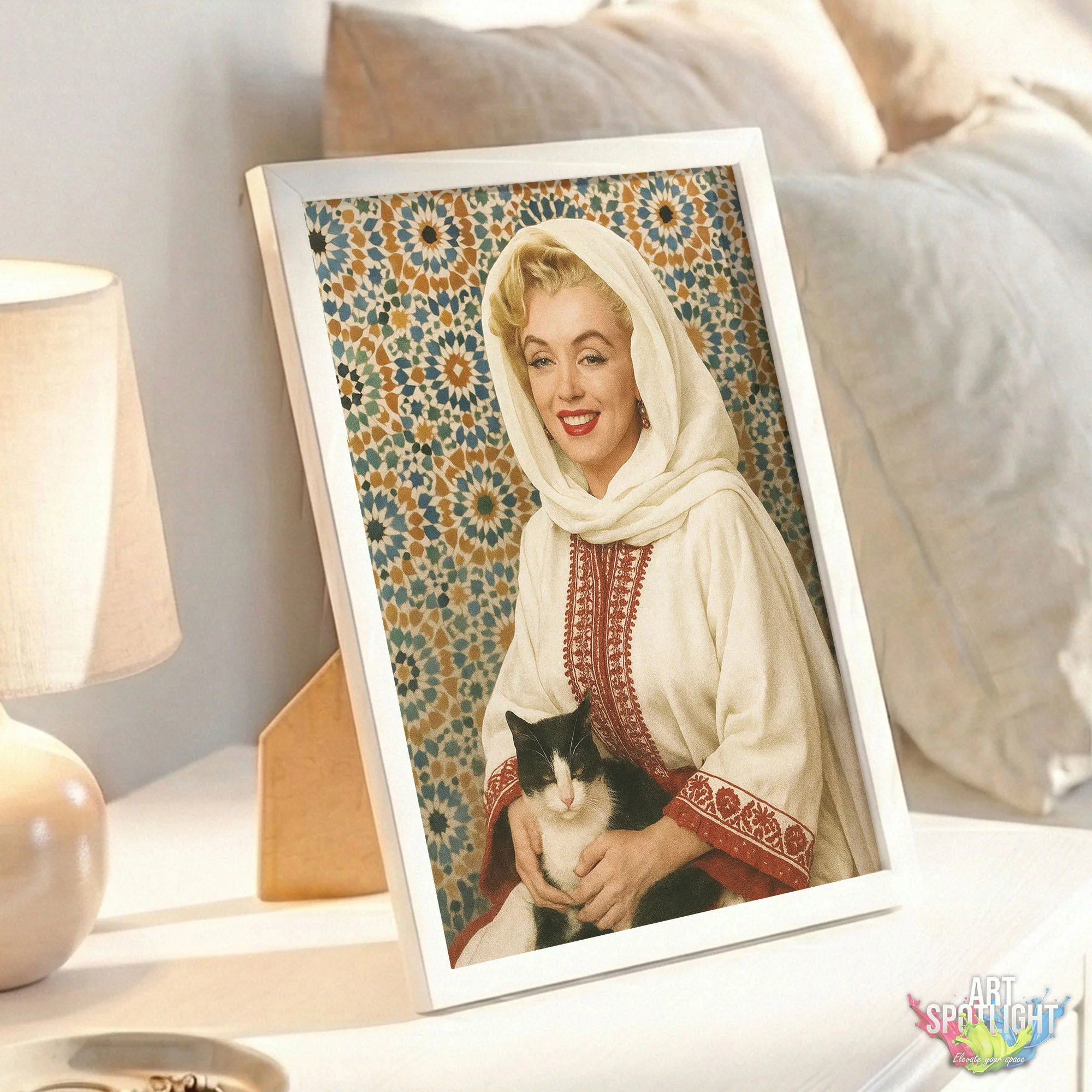 MARILYN MONROE en tenue marocaine