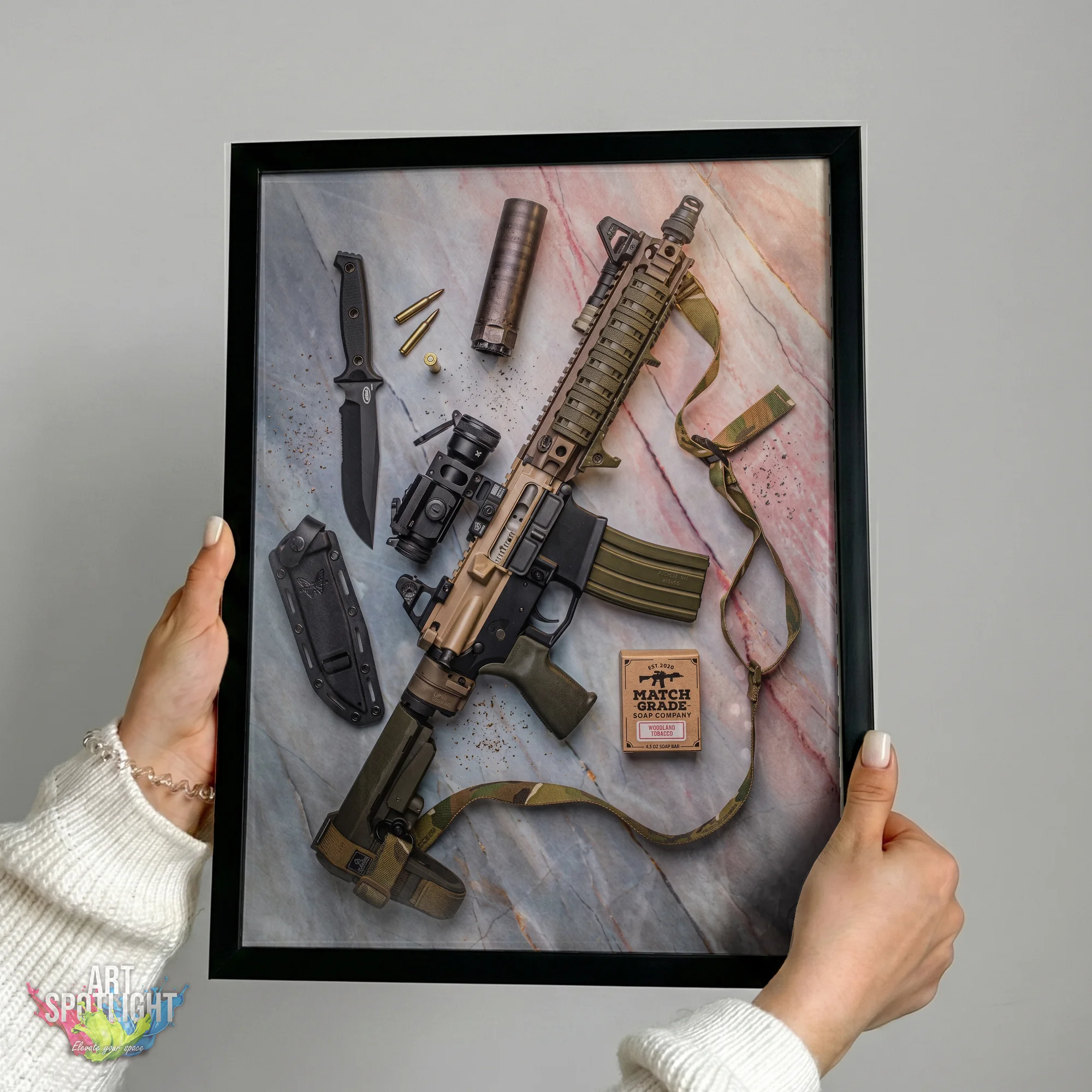 TACTICAL CARBINE AND KNIFE