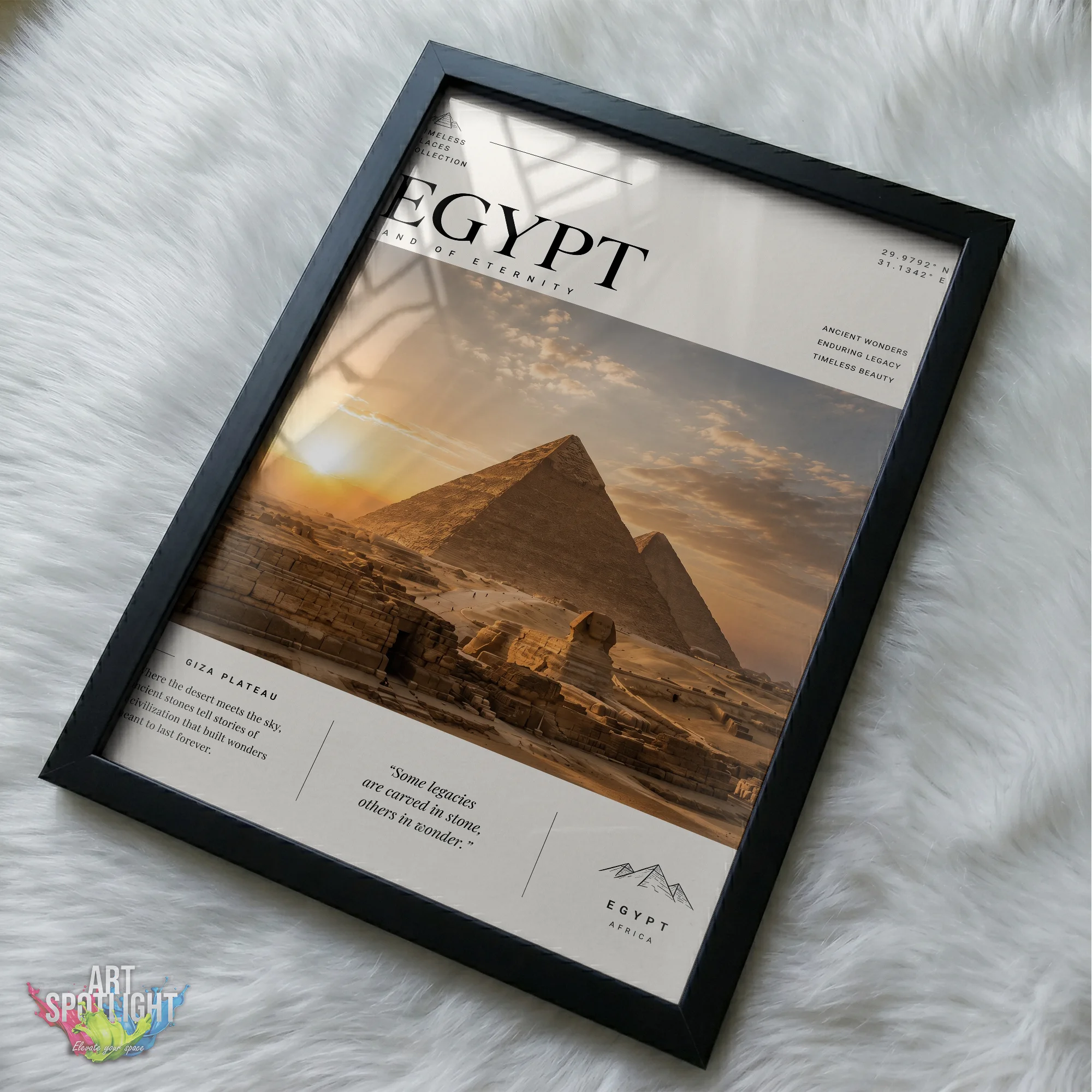 PYRAMIDS AND SPHINX EGYPT