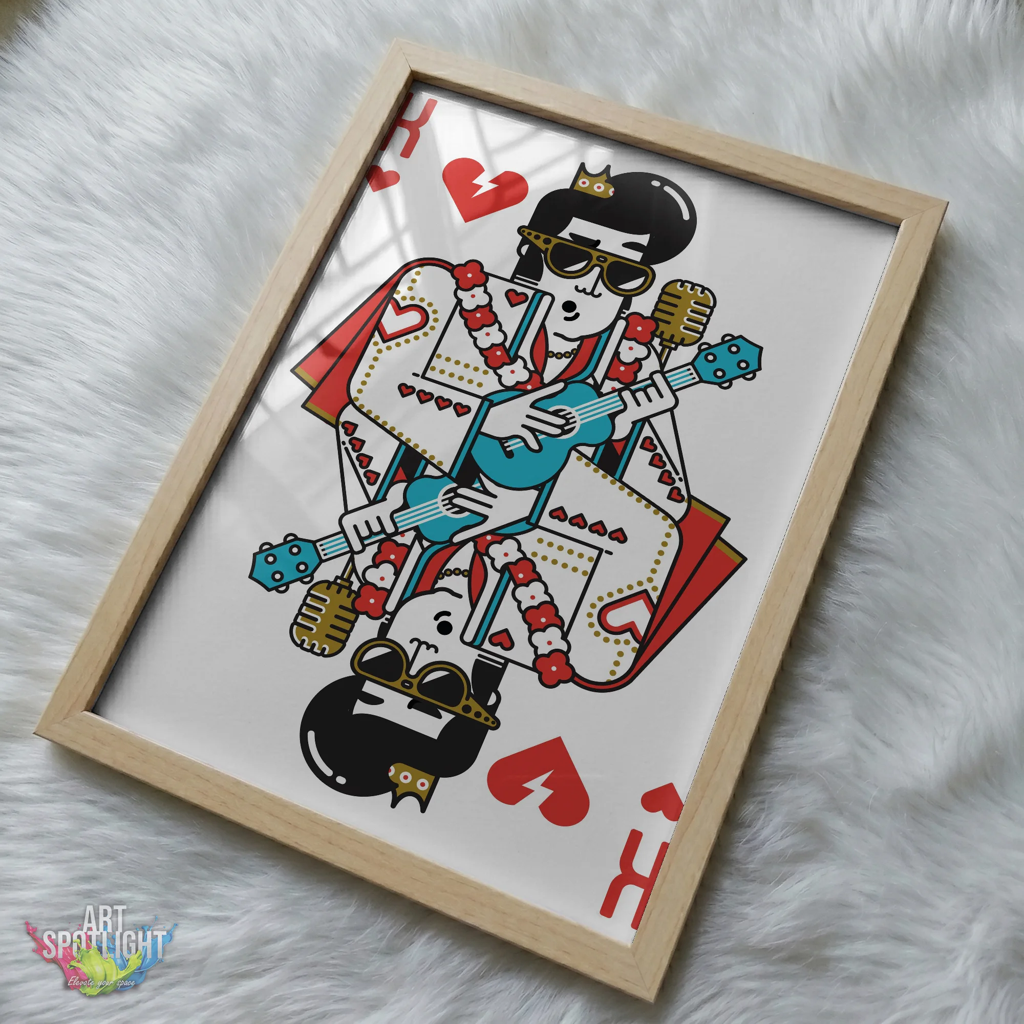 ELVIS PRESLEY PLAYING CARD