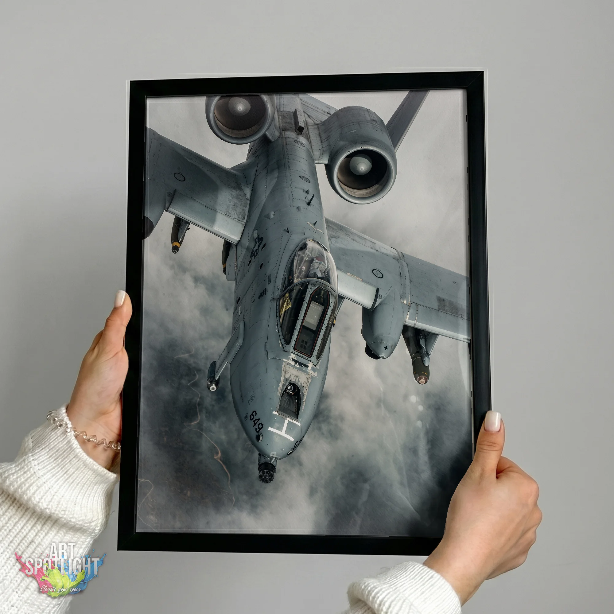 A-10 WARTHOG IN THE CLOUDS