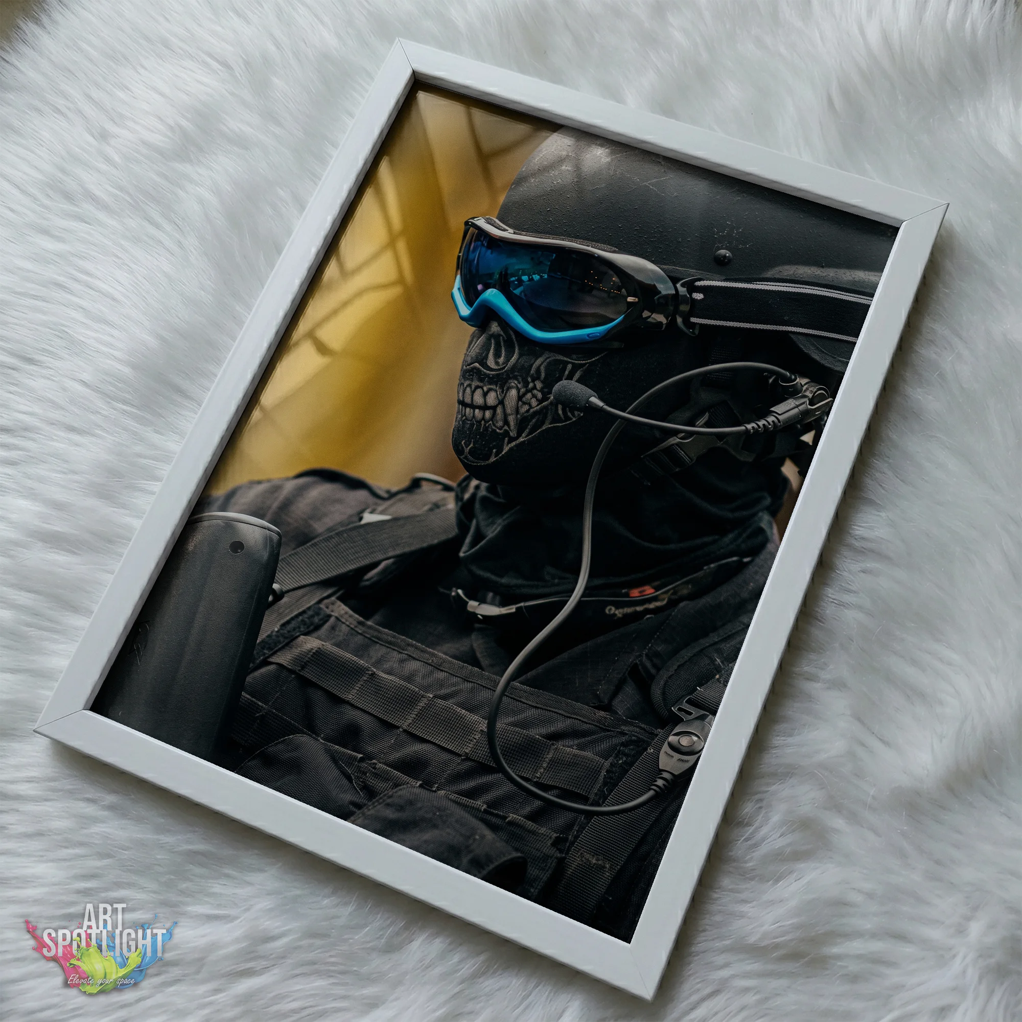 SKULL MASK SOLDIER PORTRAIT