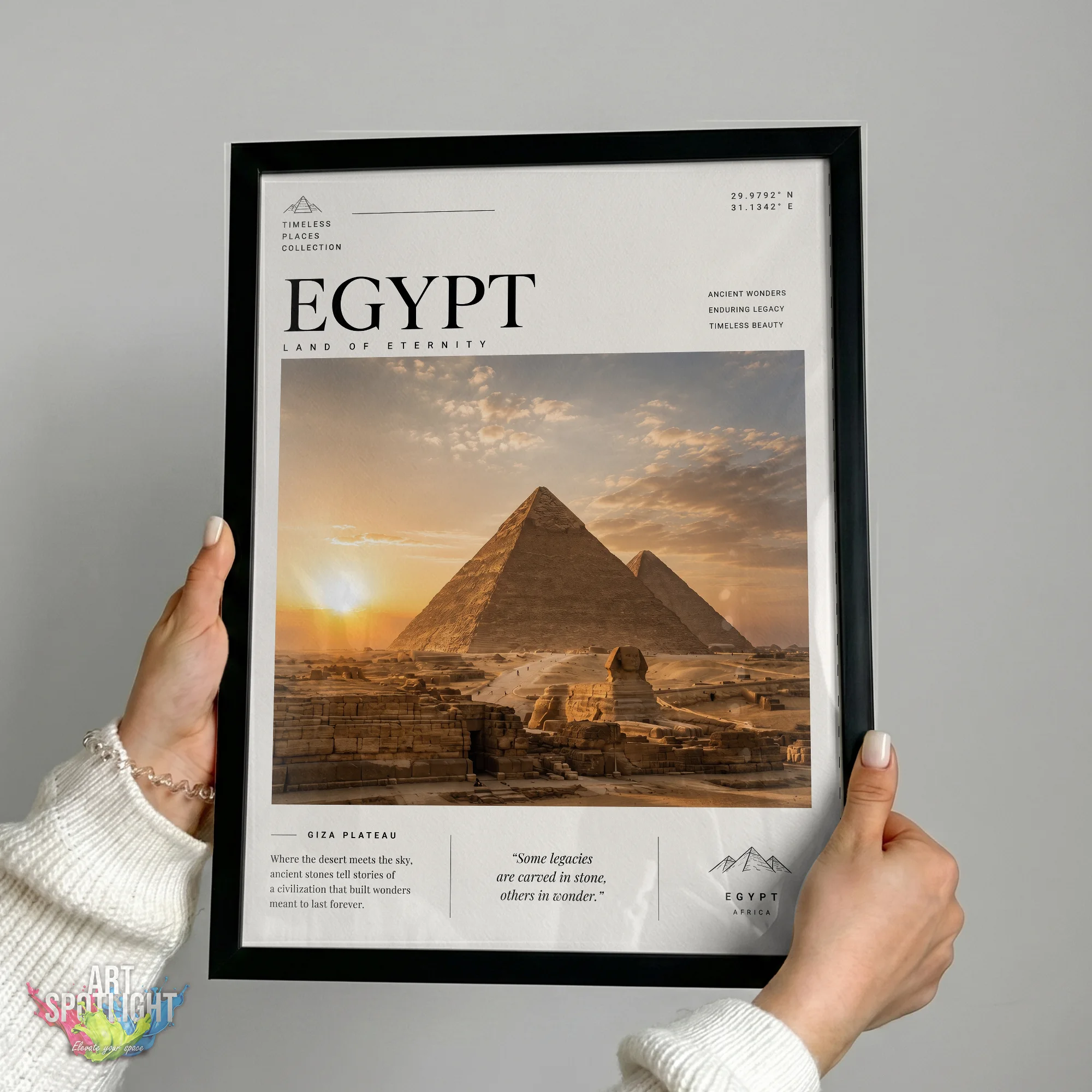 PYRAMIDS AND SPHINX EGYPT