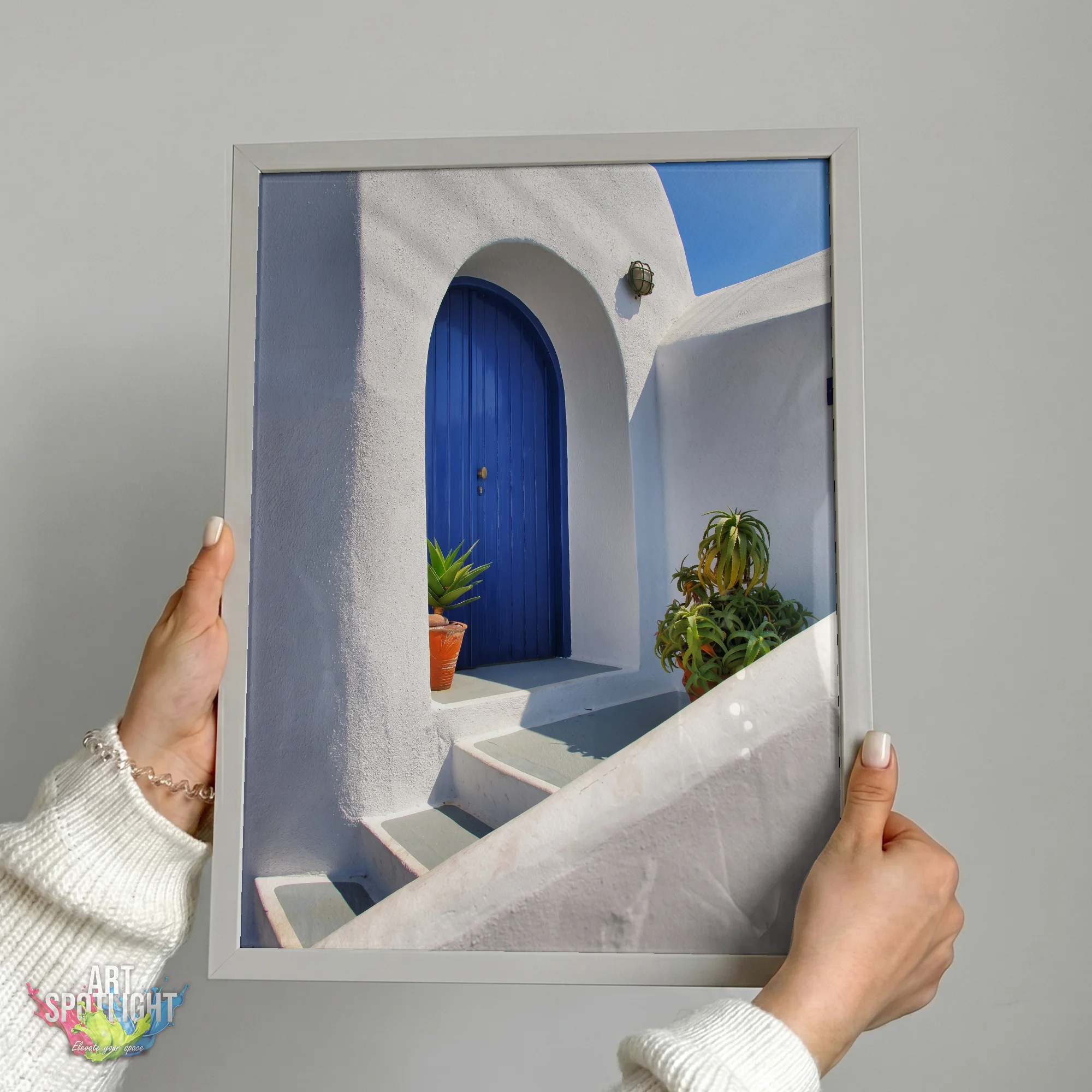 MEDITERRANEAN BLUE DOOR