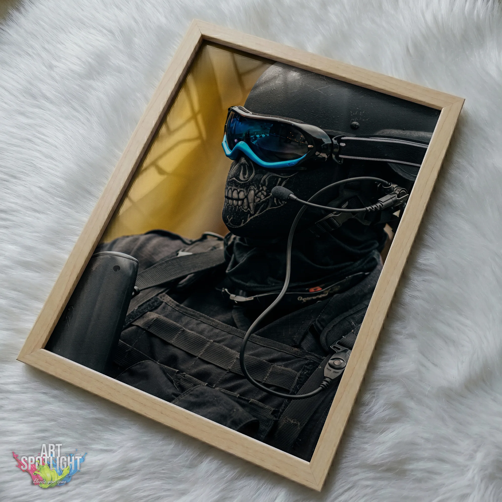 SKULL MASK SOLDIER PORTRAIT