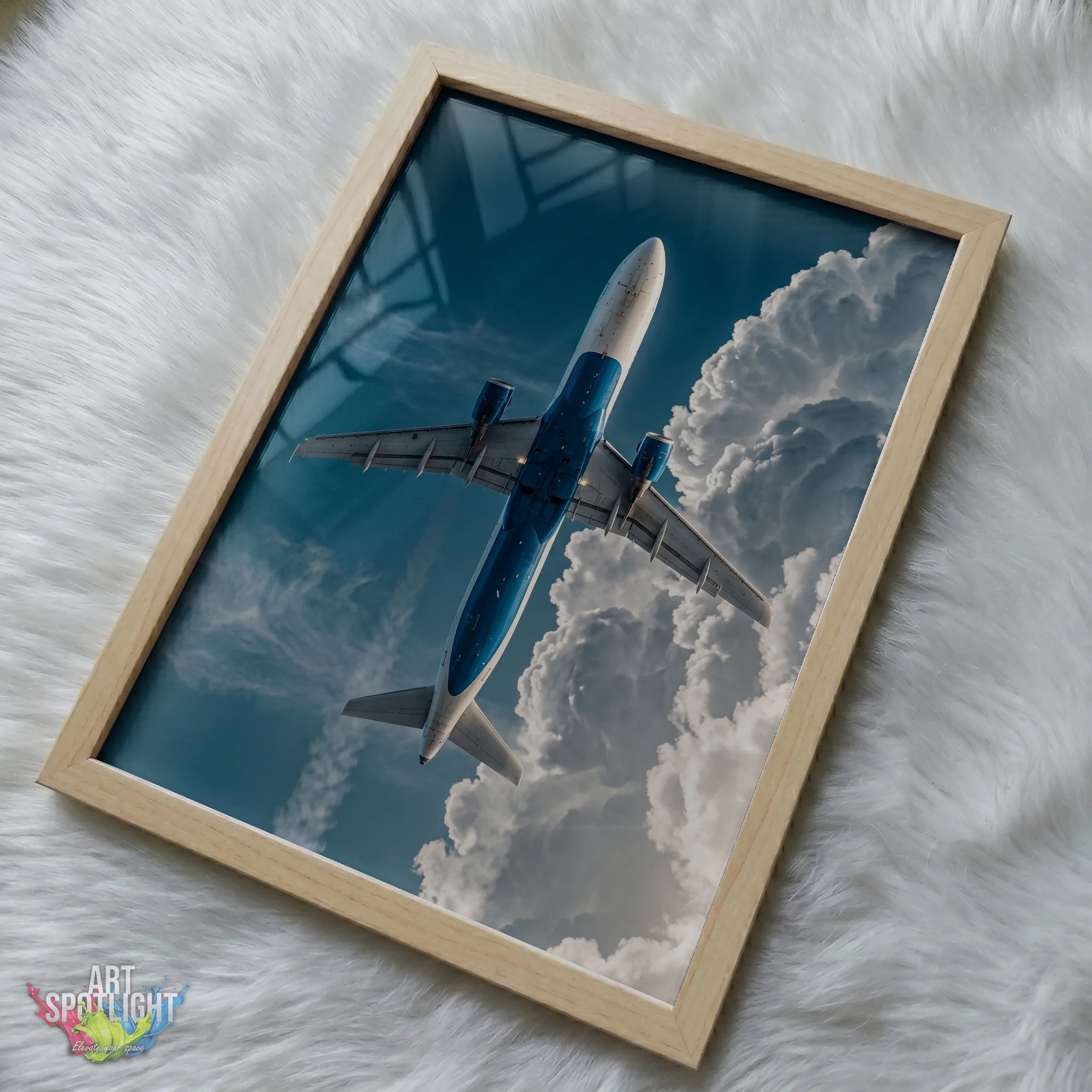 AIRLINER ABOVE THE CLOUDS