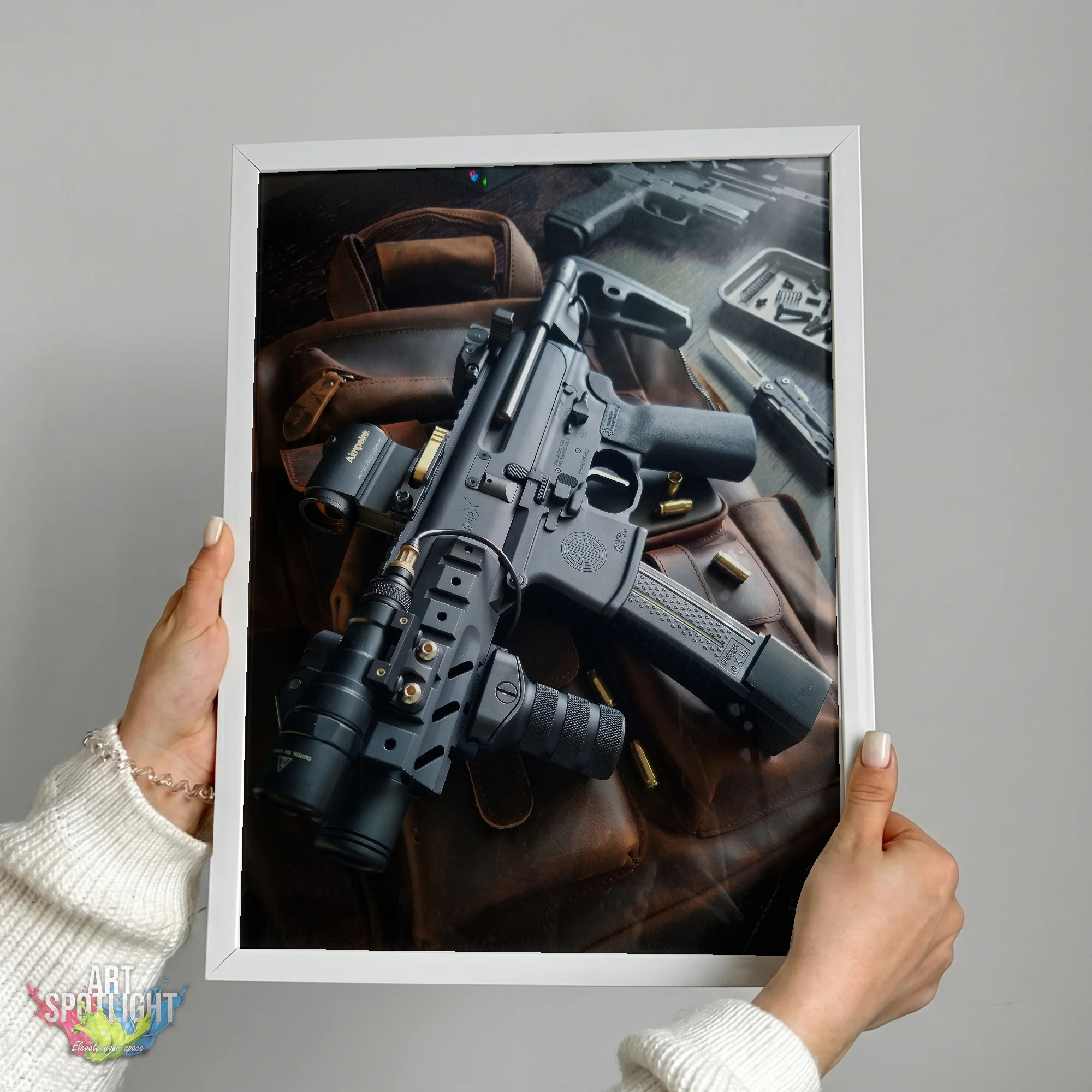 TACTICAL RIFLE CLOSE-UP