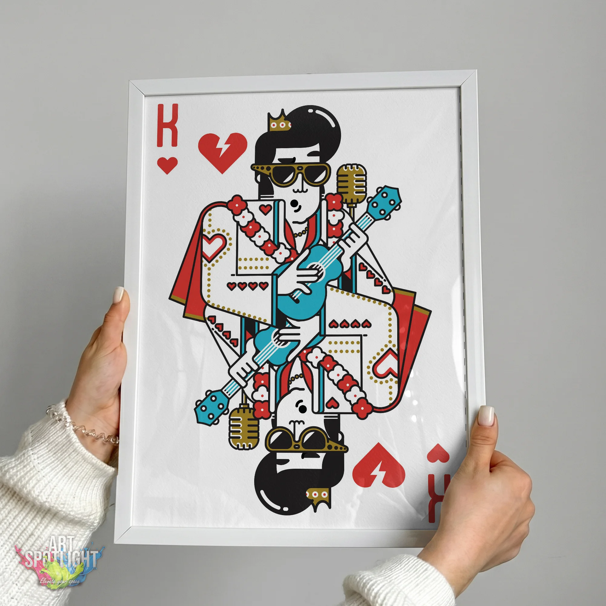 ELVIS PRESLEY PLAYING CARD