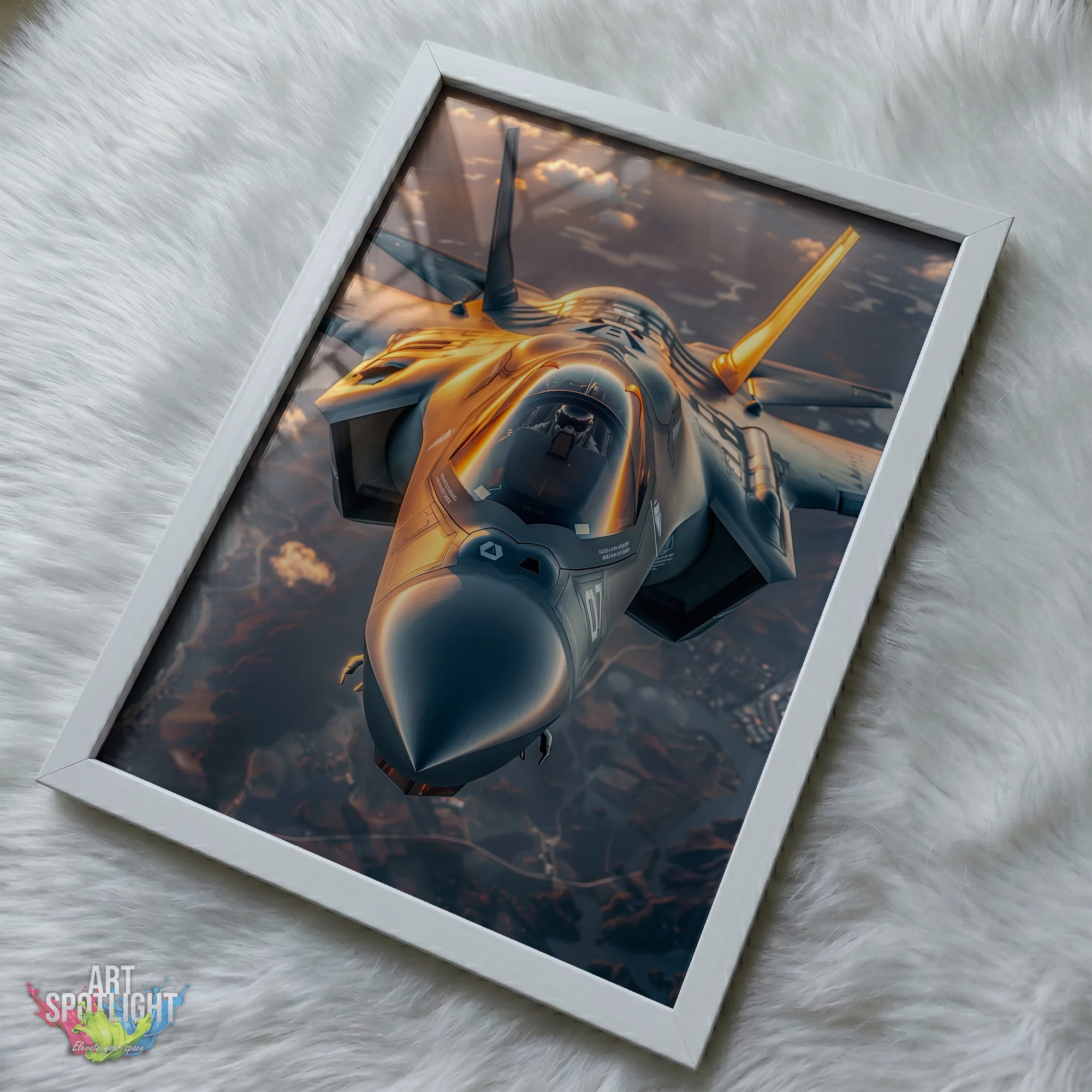 FUTURISTIC STEALTH FIGHTER