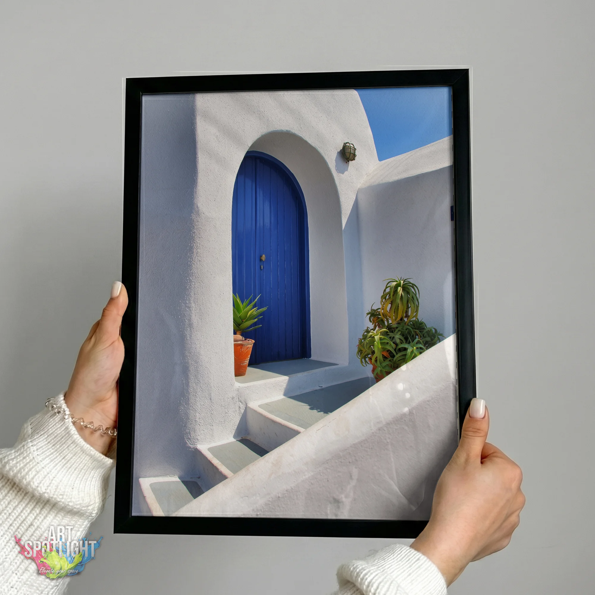 MEDITERRANEAN BLUE DOOR