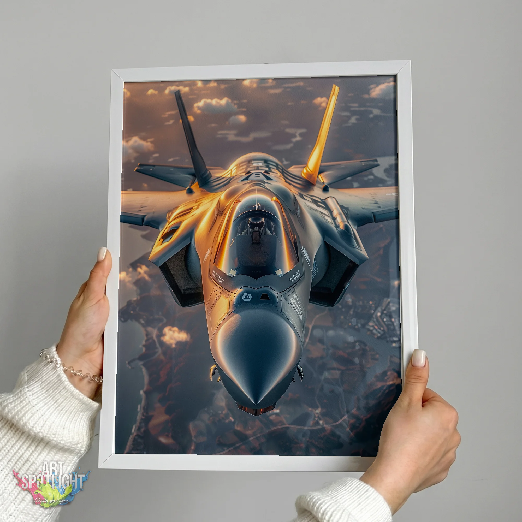 FUTURISTIC STEALTH FIGHTER