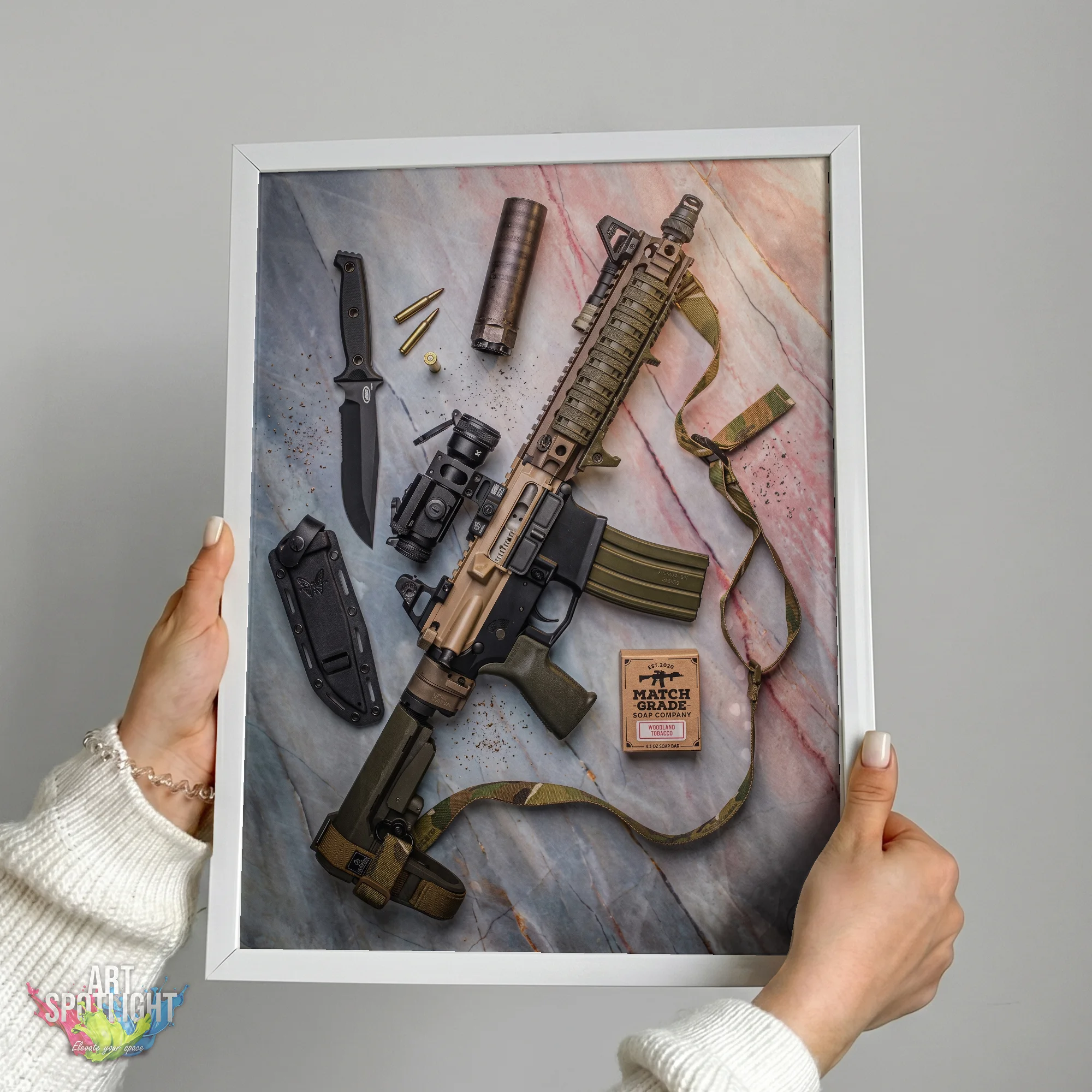TACTICAL CARBINE AND KNIFE