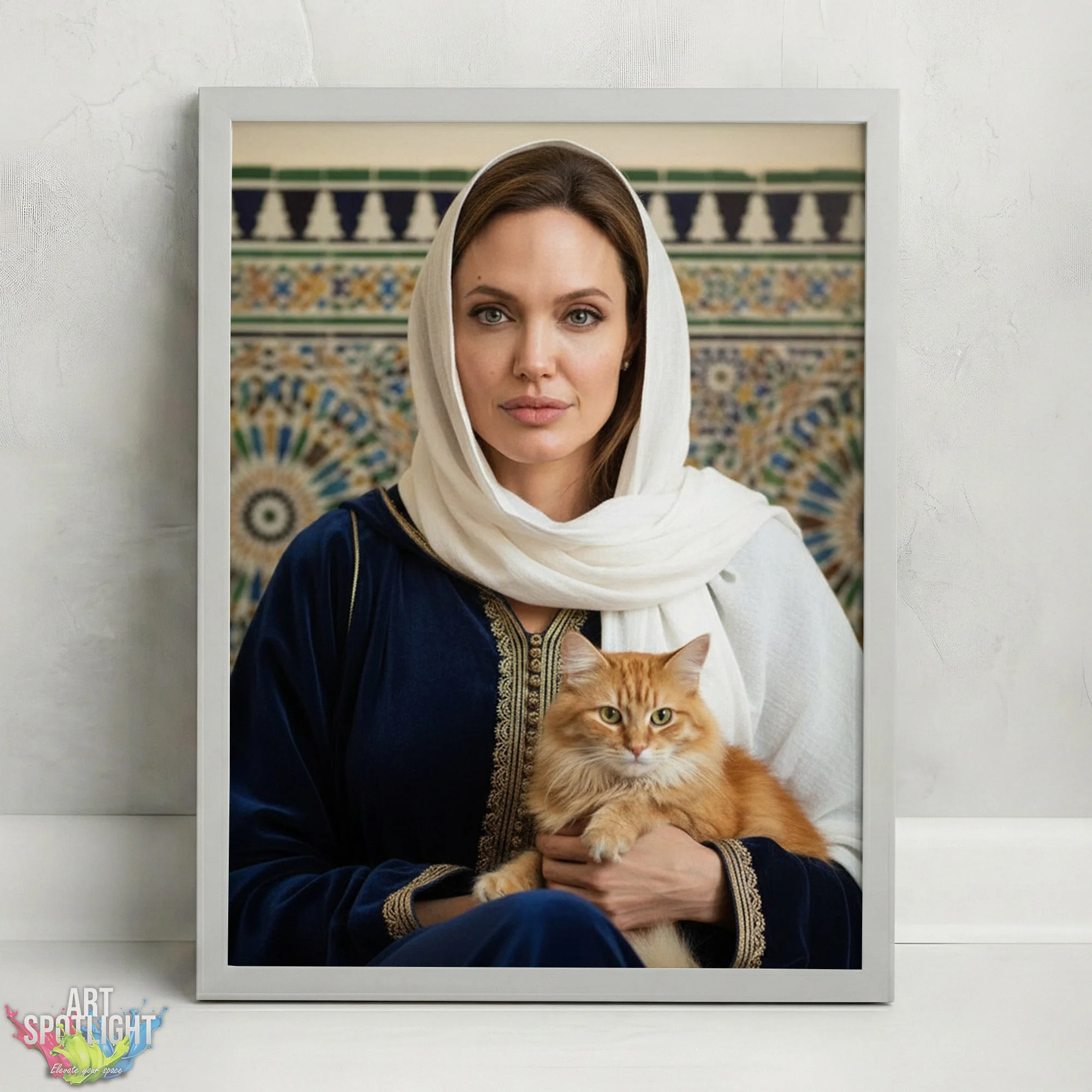 ANGELINA JOLIE en tenue marocaine