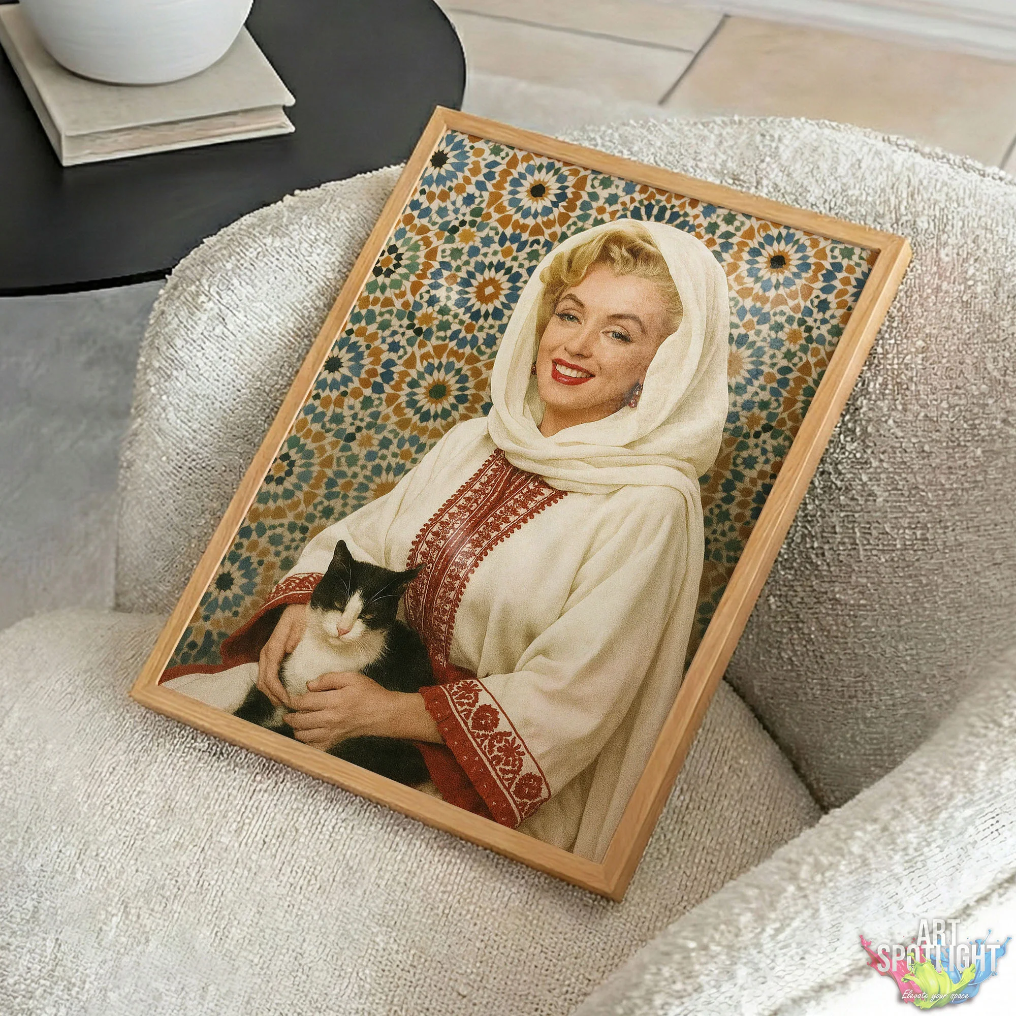 MARILYN MONROE en tenue marocaine