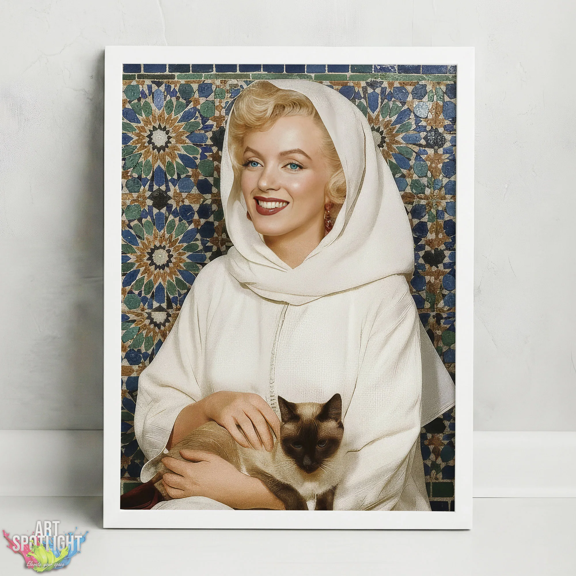 MARILYN MONROE en tenue marocaine