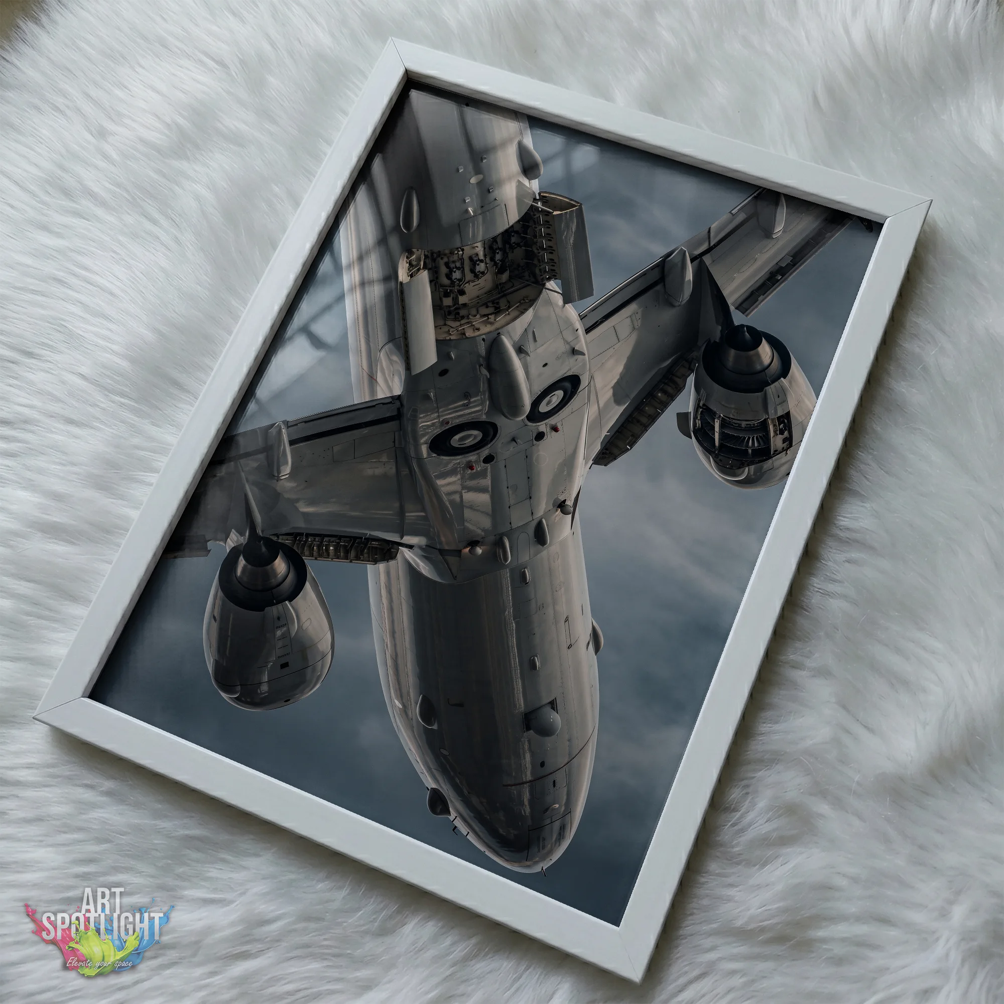 AIRLINER LANDING GEAR CLOSE-UP