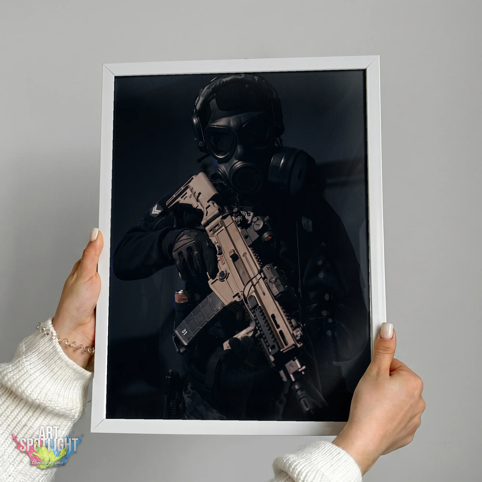 GAS MASK SOLDIER
