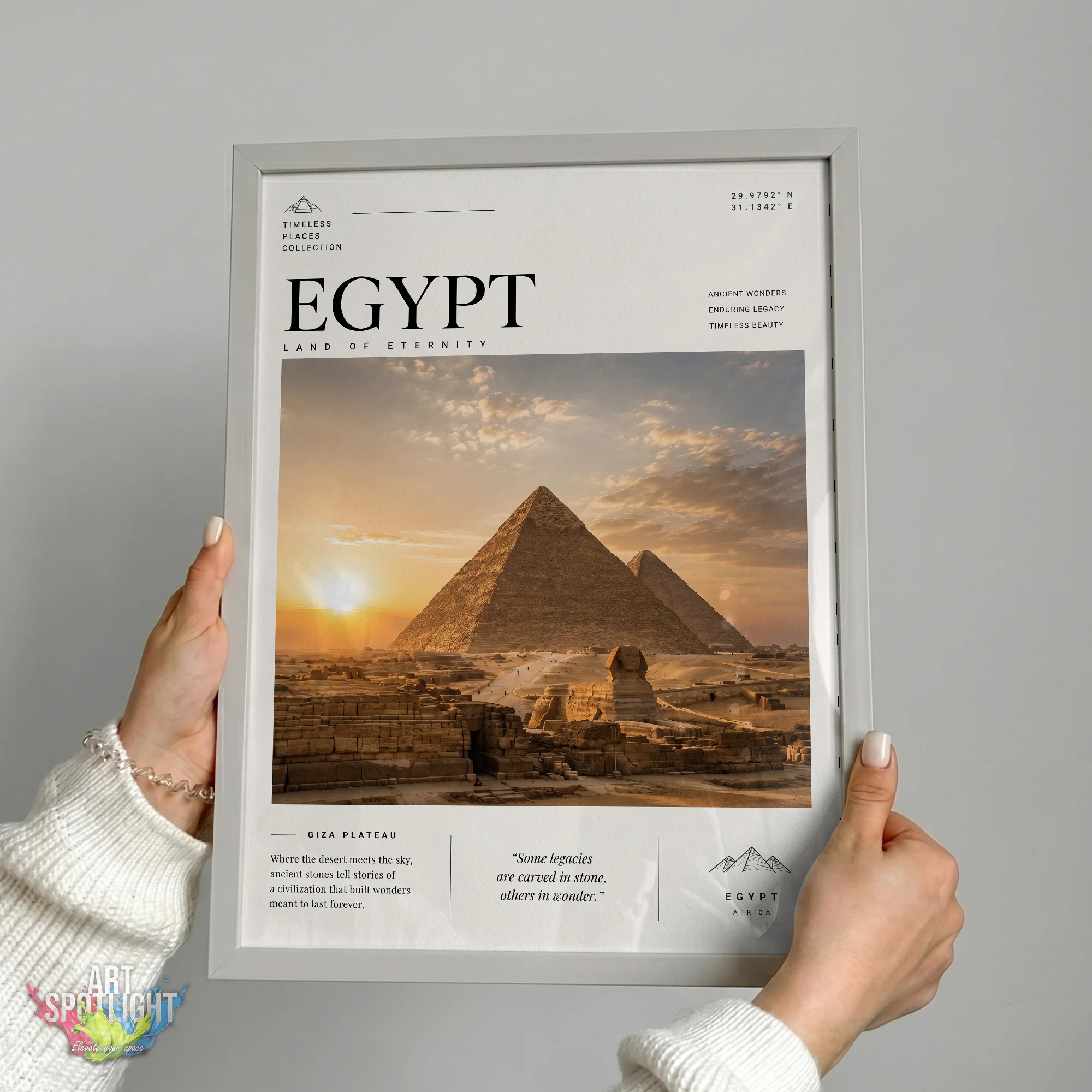 PYRAMIDS AND SPHINX EGYPT