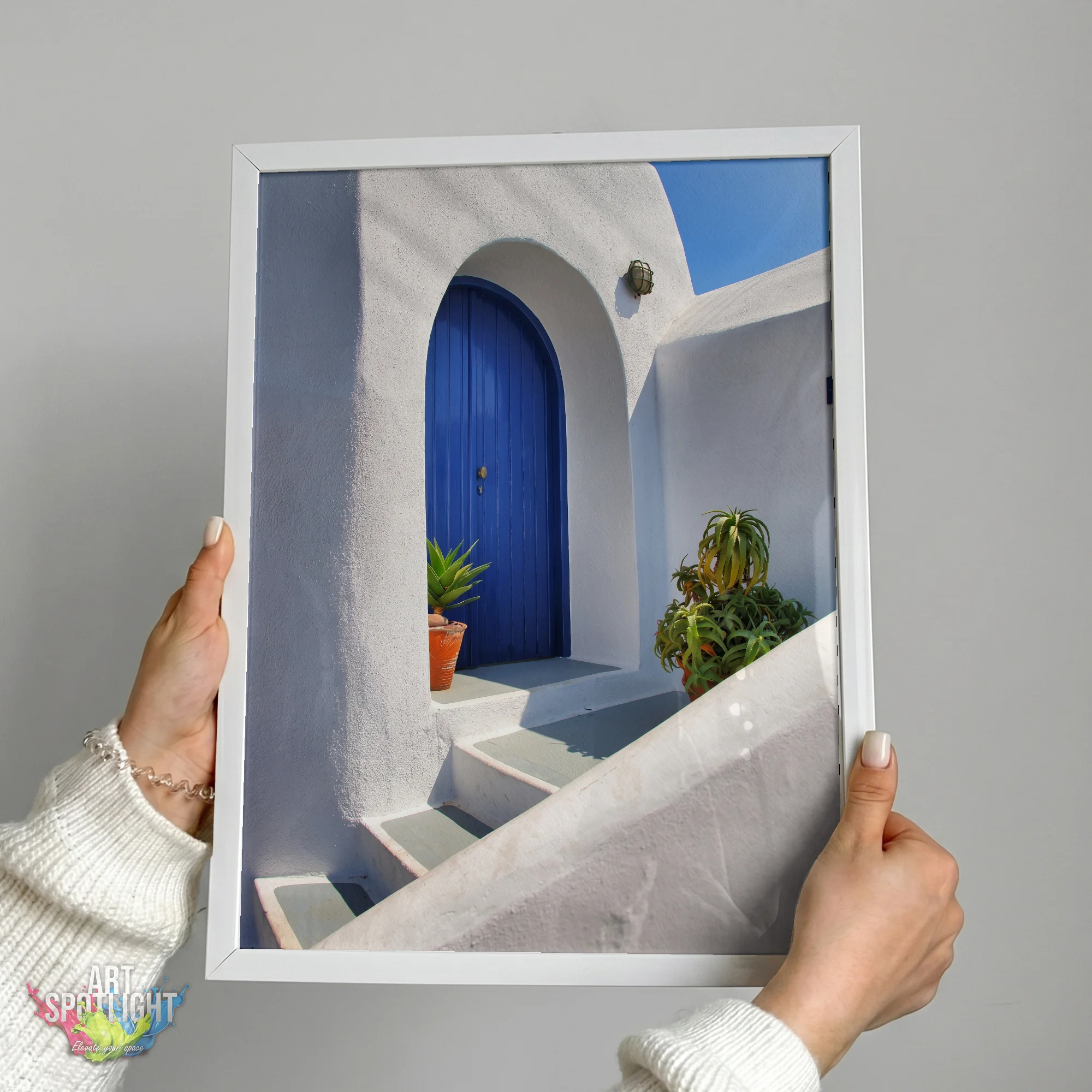 MEDITERRANEAN BLUE DOOR