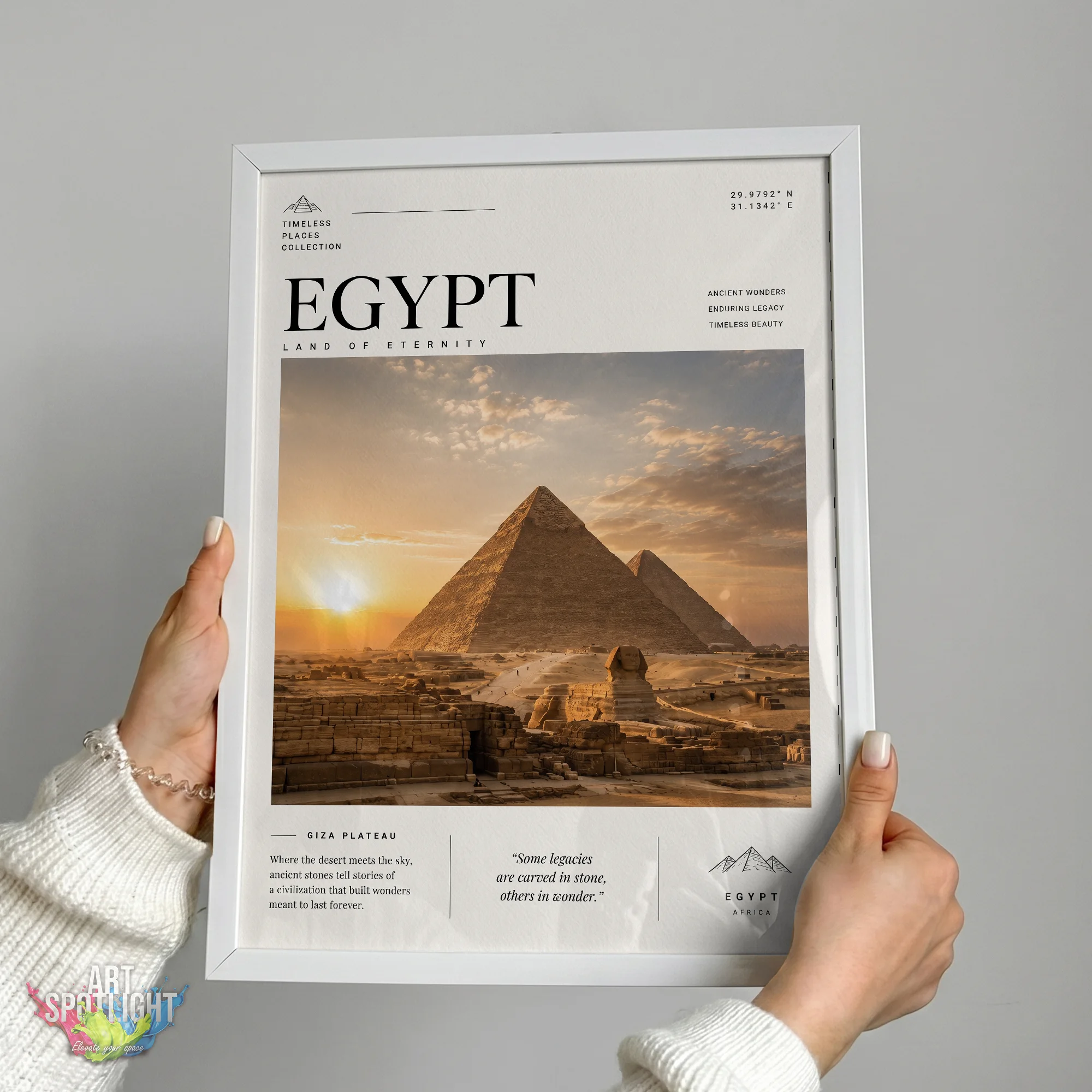 PYRAMIDS AND SPHINX EGYPT