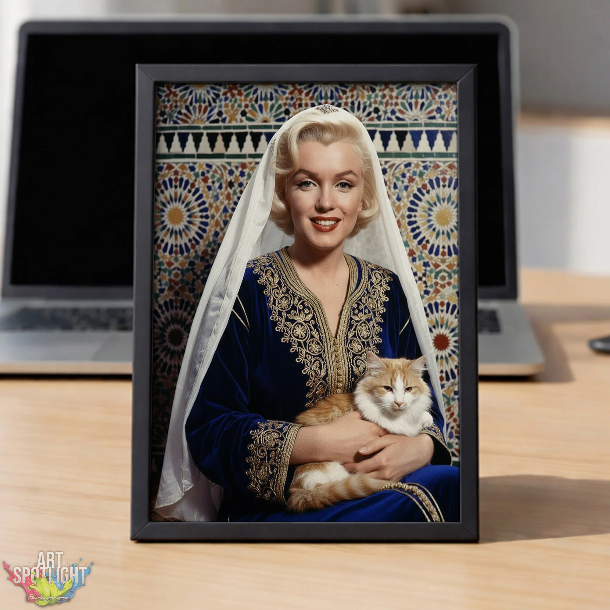 MARILYN MONROE en tenue marocaine