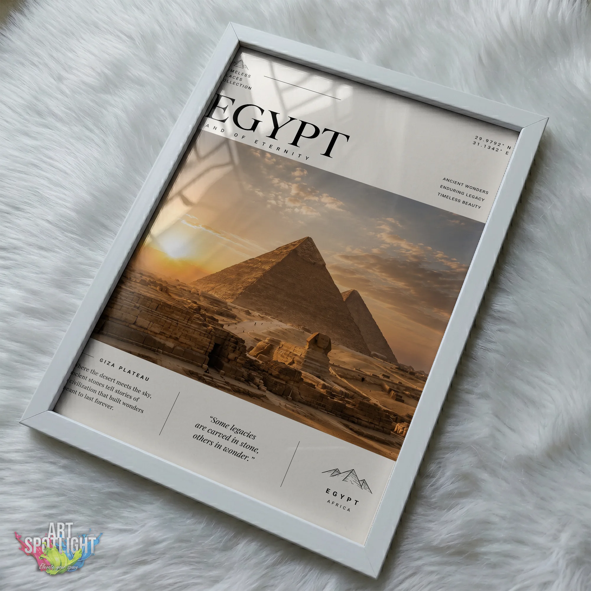 PYRAMIDS AND SPHINX EGYPT