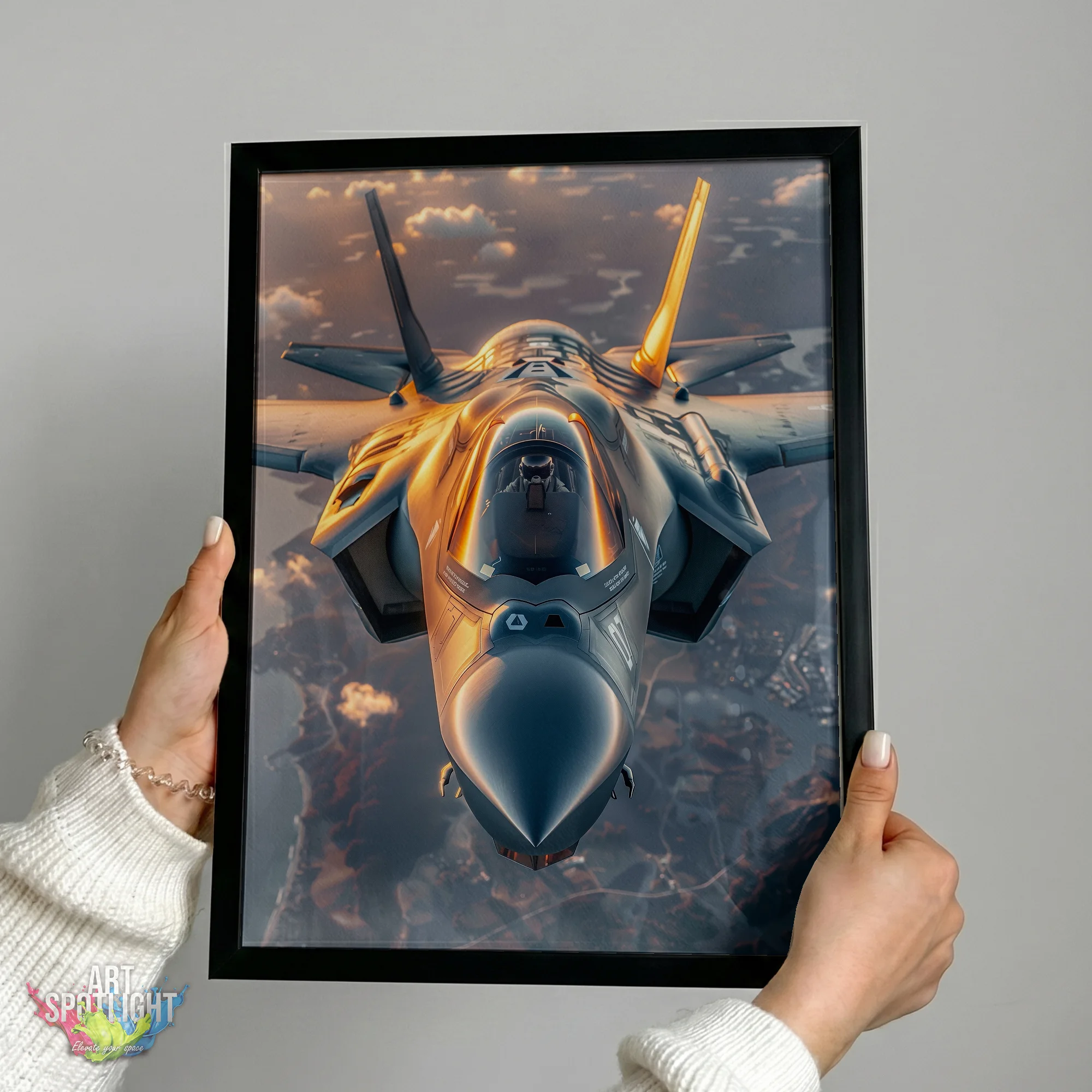 FUTURISTIC STEALTH FIGHTER